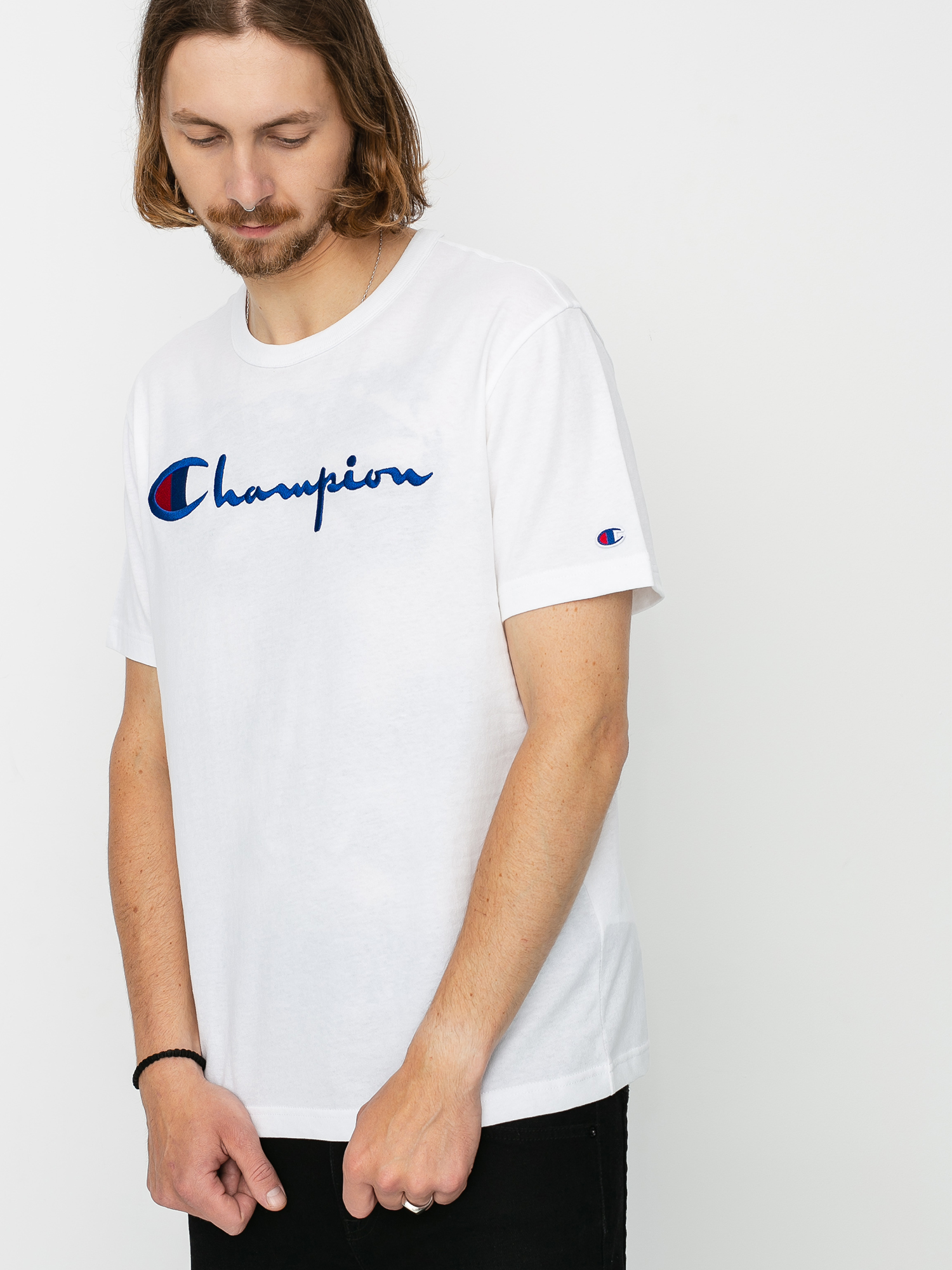 Champion Premium Jersey Reverse Weave 210972 póló (wht)