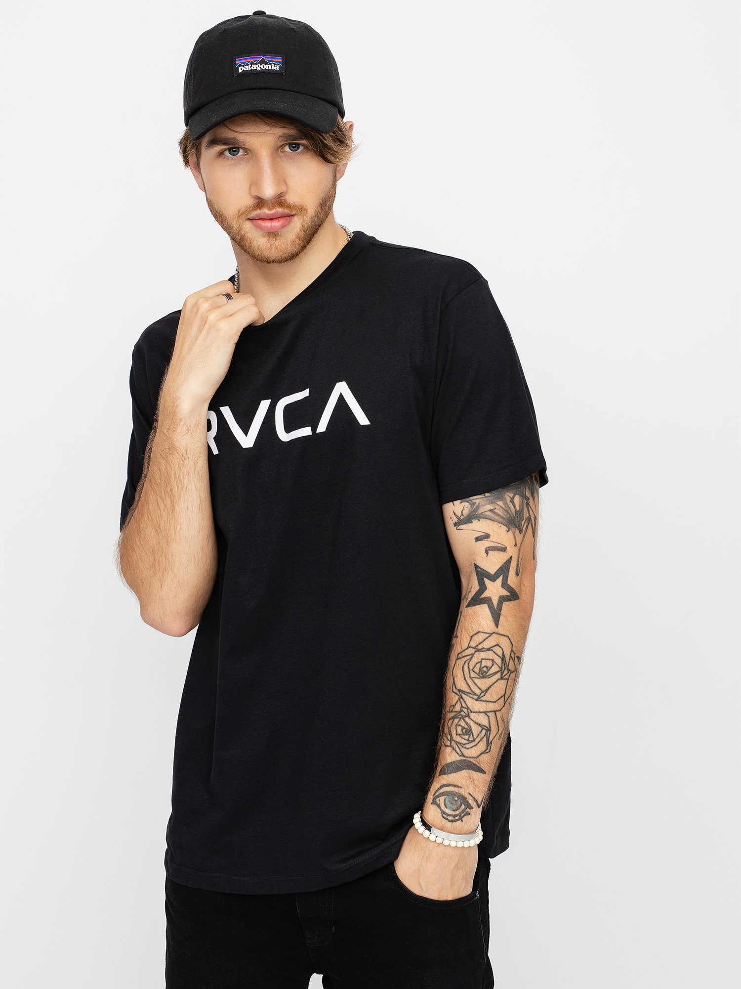 Ujjatlan felső RVCA Big Rvca (black)