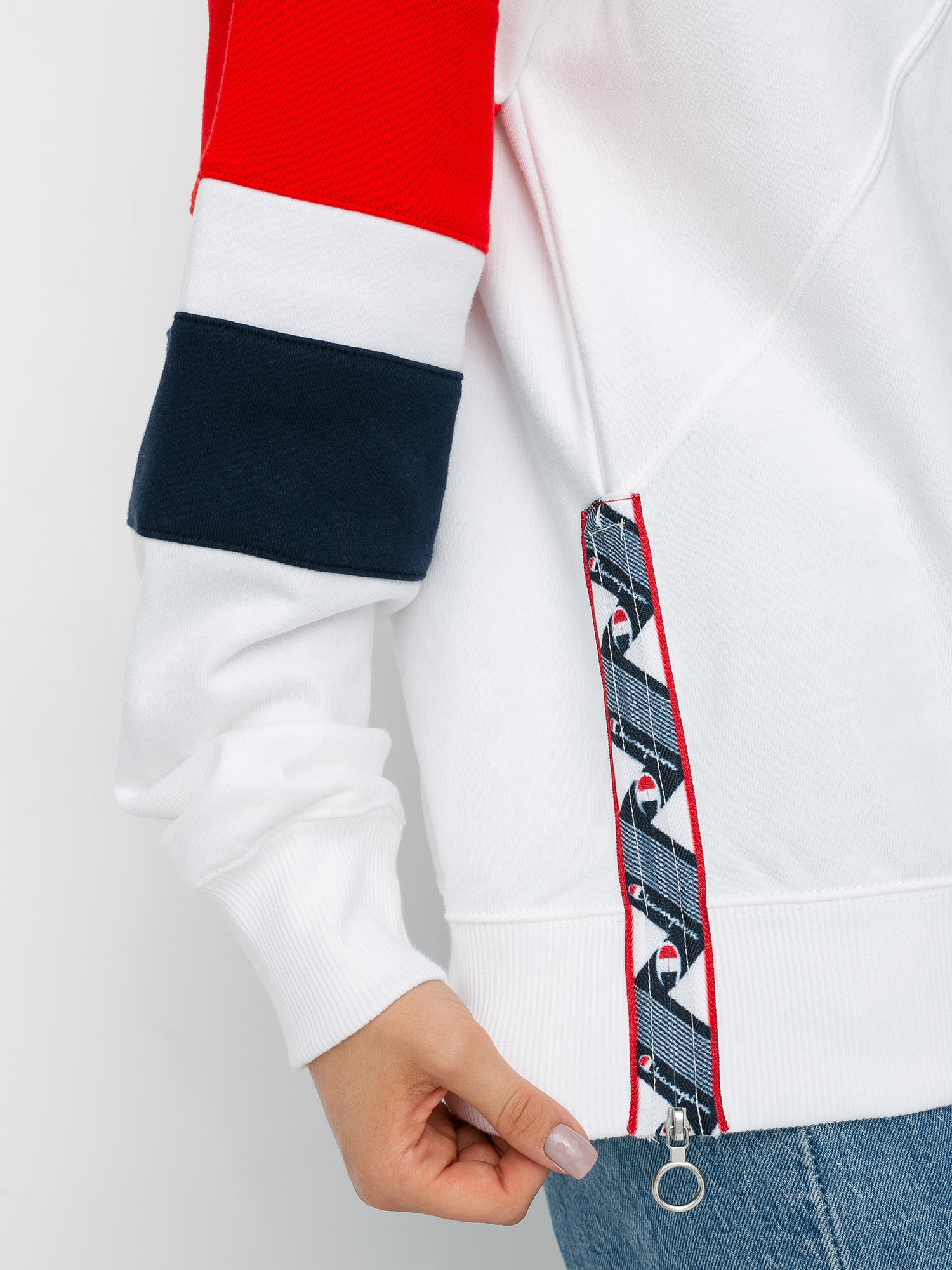 Champion Sweatshirt HD 112758 Wmn Kapucnis pulóver (wht)