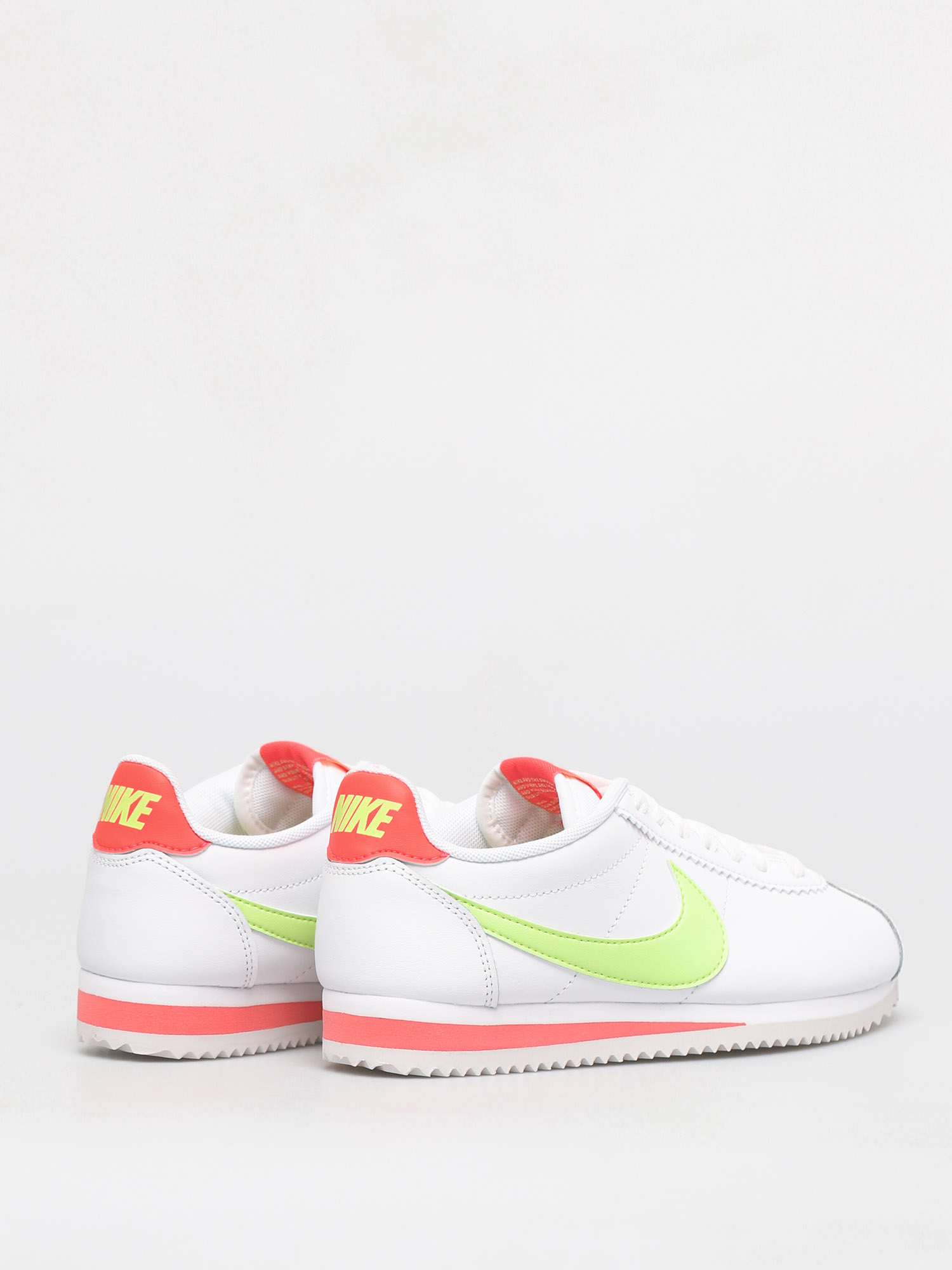 Nike Classic Cortez Wmn Cipők (white/barely volt flash crimson)