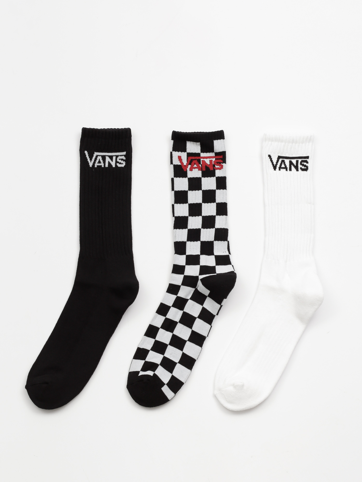 Zokni Vans Classic Crew 3P (black/checkerboard)