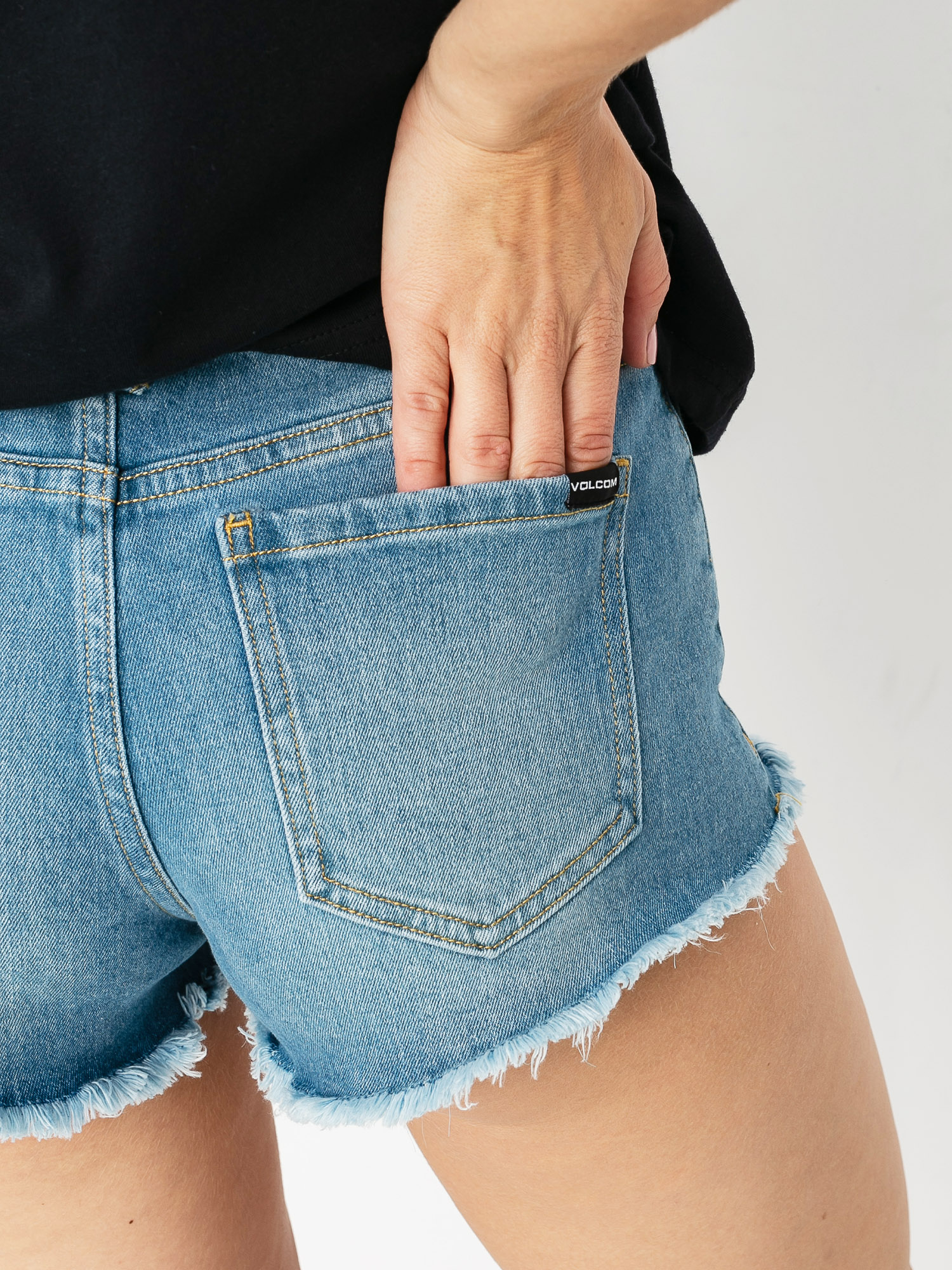 Volcom Stoney Stretch Wmn Rövidnadrág (blue relic)