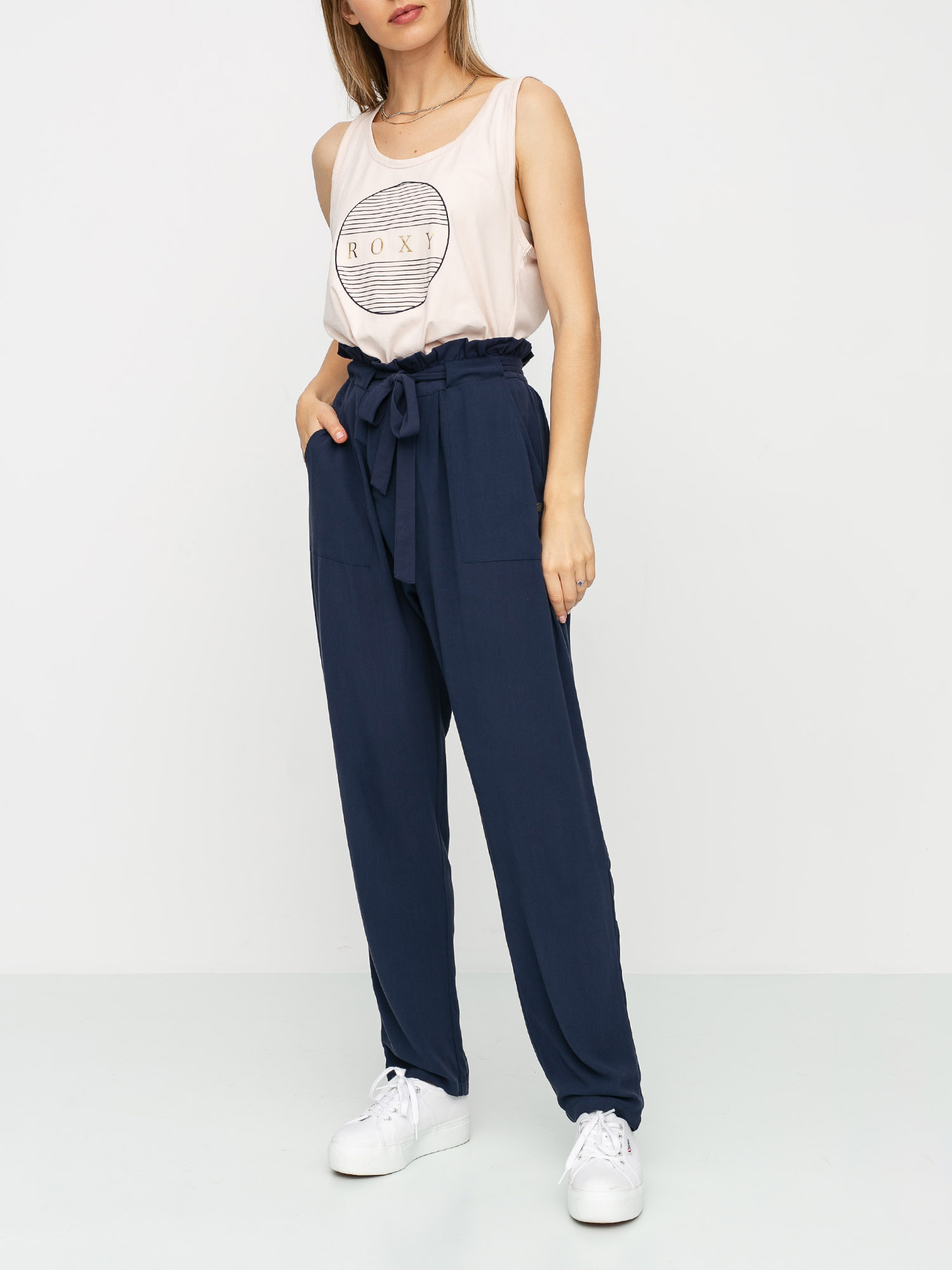 Roxy Flowered Swing Wmn Kisnadrág (mood indigo)