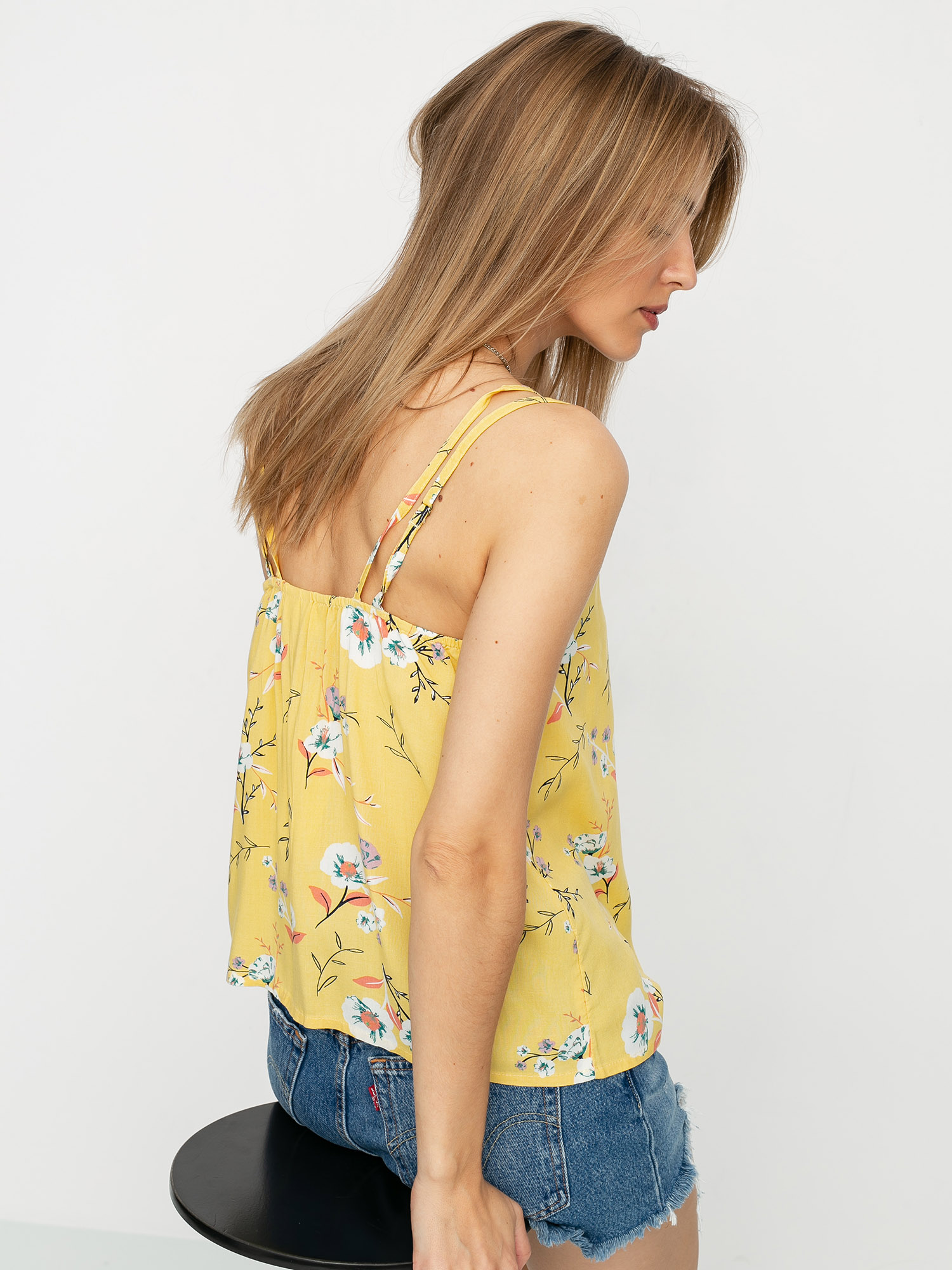 Roxy Got To Be Real Wmn Ujjatlan felső (sahara sun on the river)