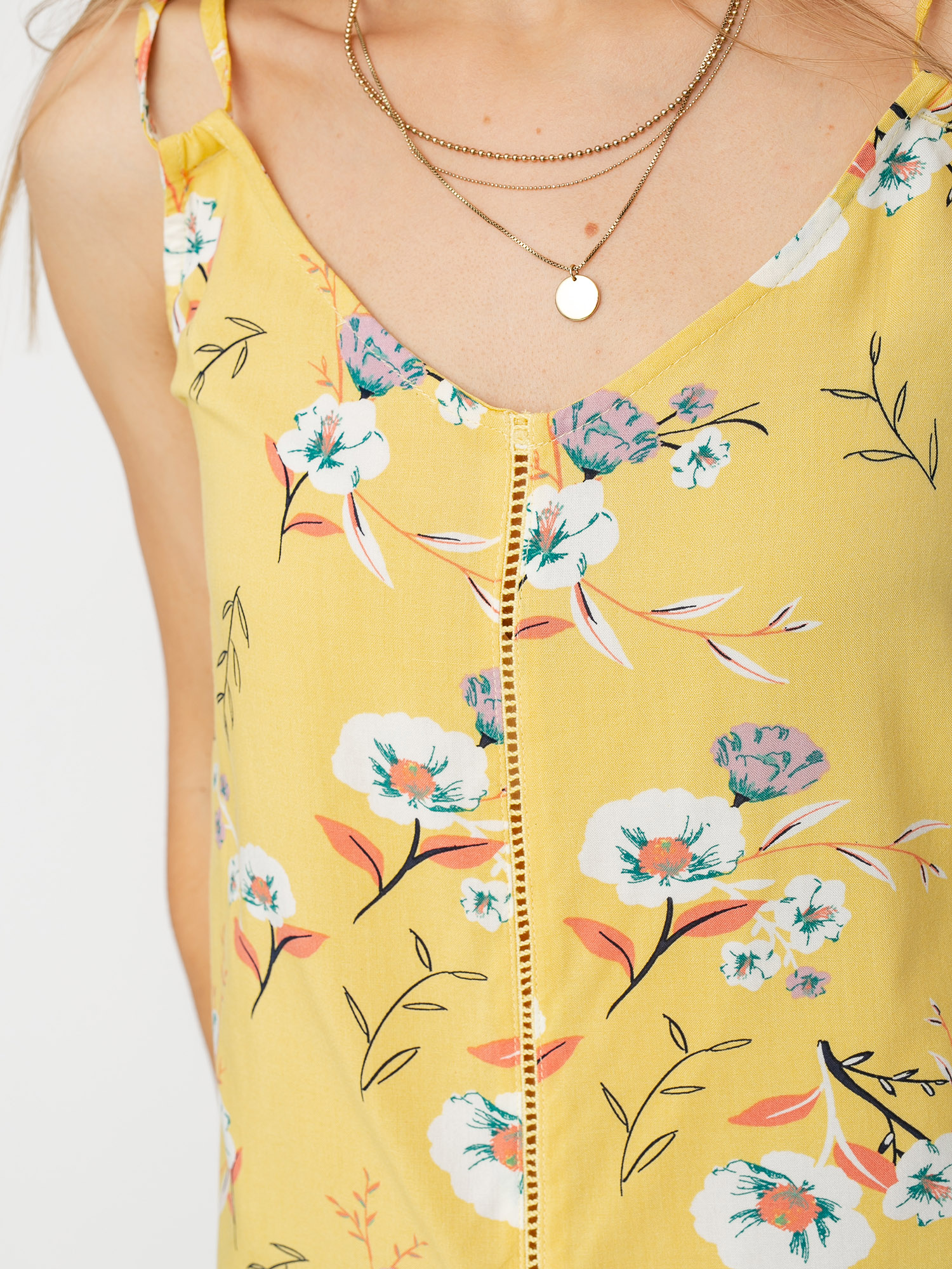 Roxy Got To Be Real Wmn Ujjatlan felső (sahara sun on the river)