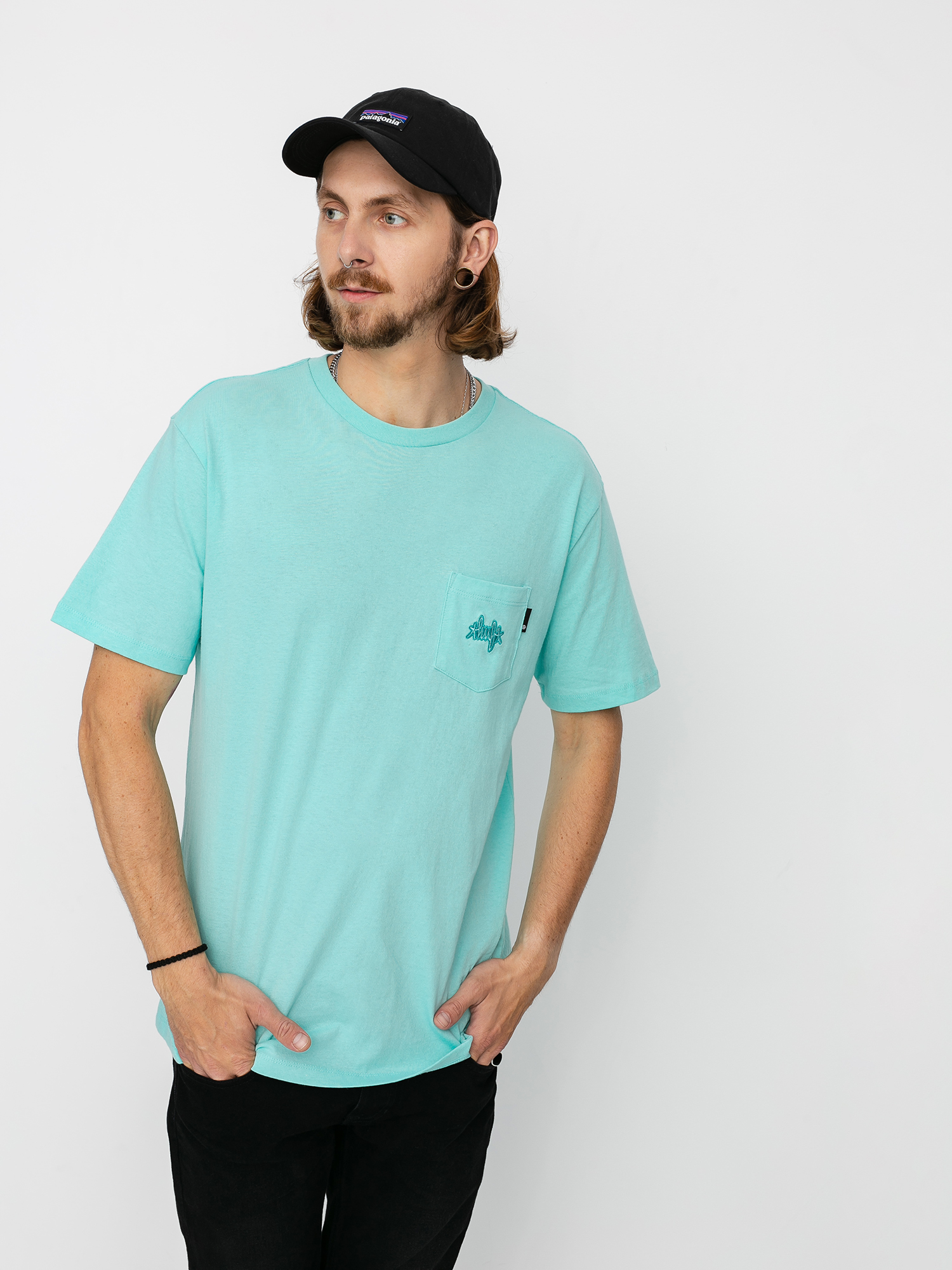 HUF Haze Pocket Ujjatlan felső (celadon)
