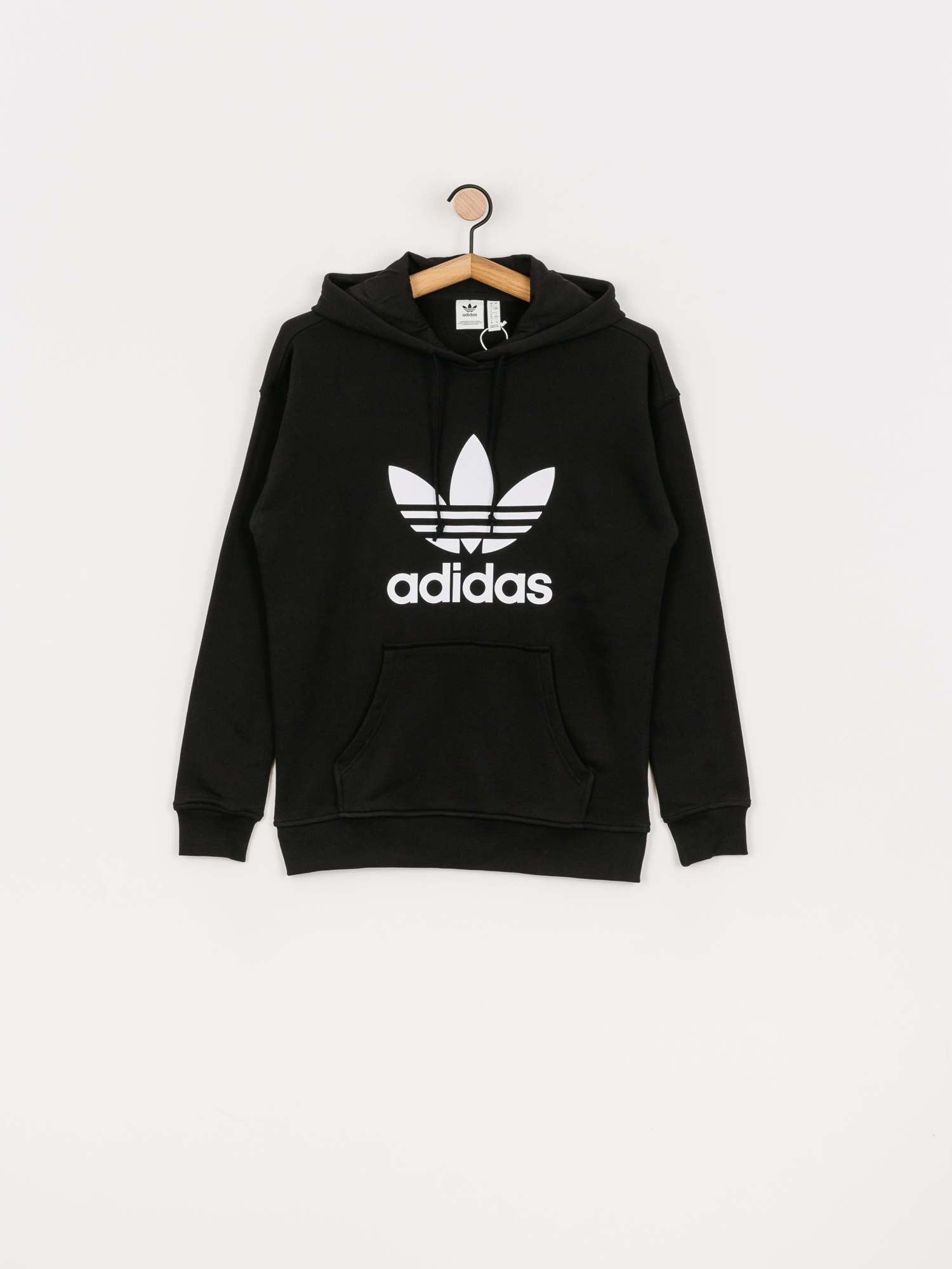 Kapucnis pulóver adidas Originals Trf HD Wmn (mgreyh/white)