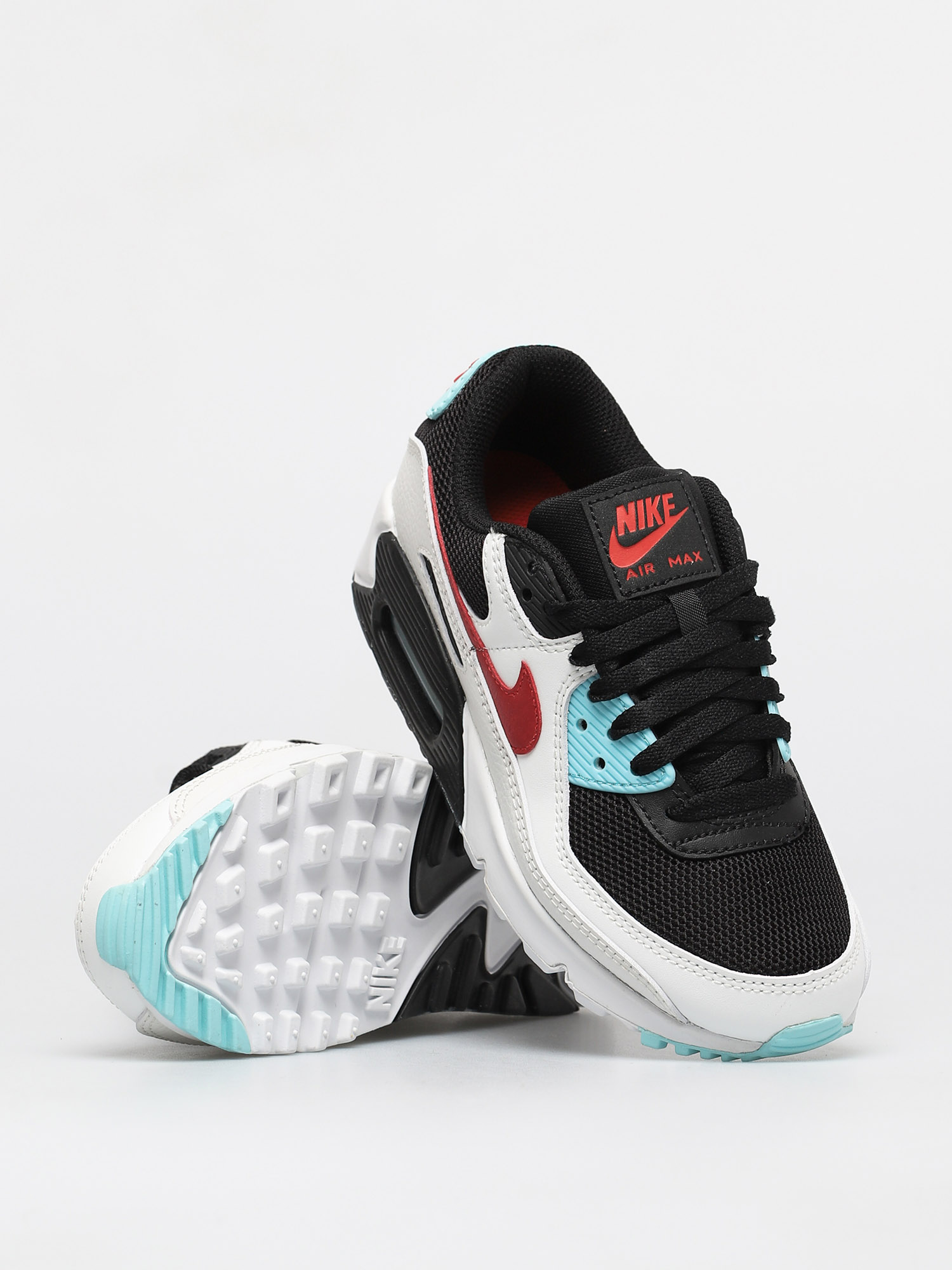 Nike Air Max 90 Wmn Cipők (summit white/chile red bleached aqua)