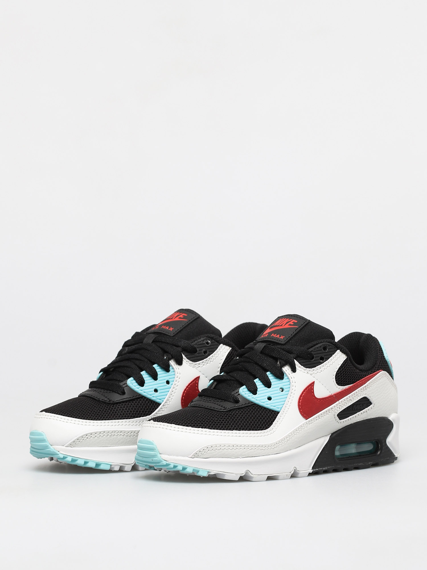Nike Air Max 90 Wmn Cipők (summit white/chile red bleached aqua)