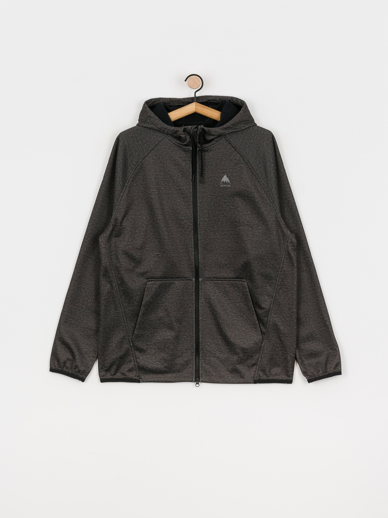 Férfi Burton Crown Weatherproof ZHD Thermo pulóver (true black heather)