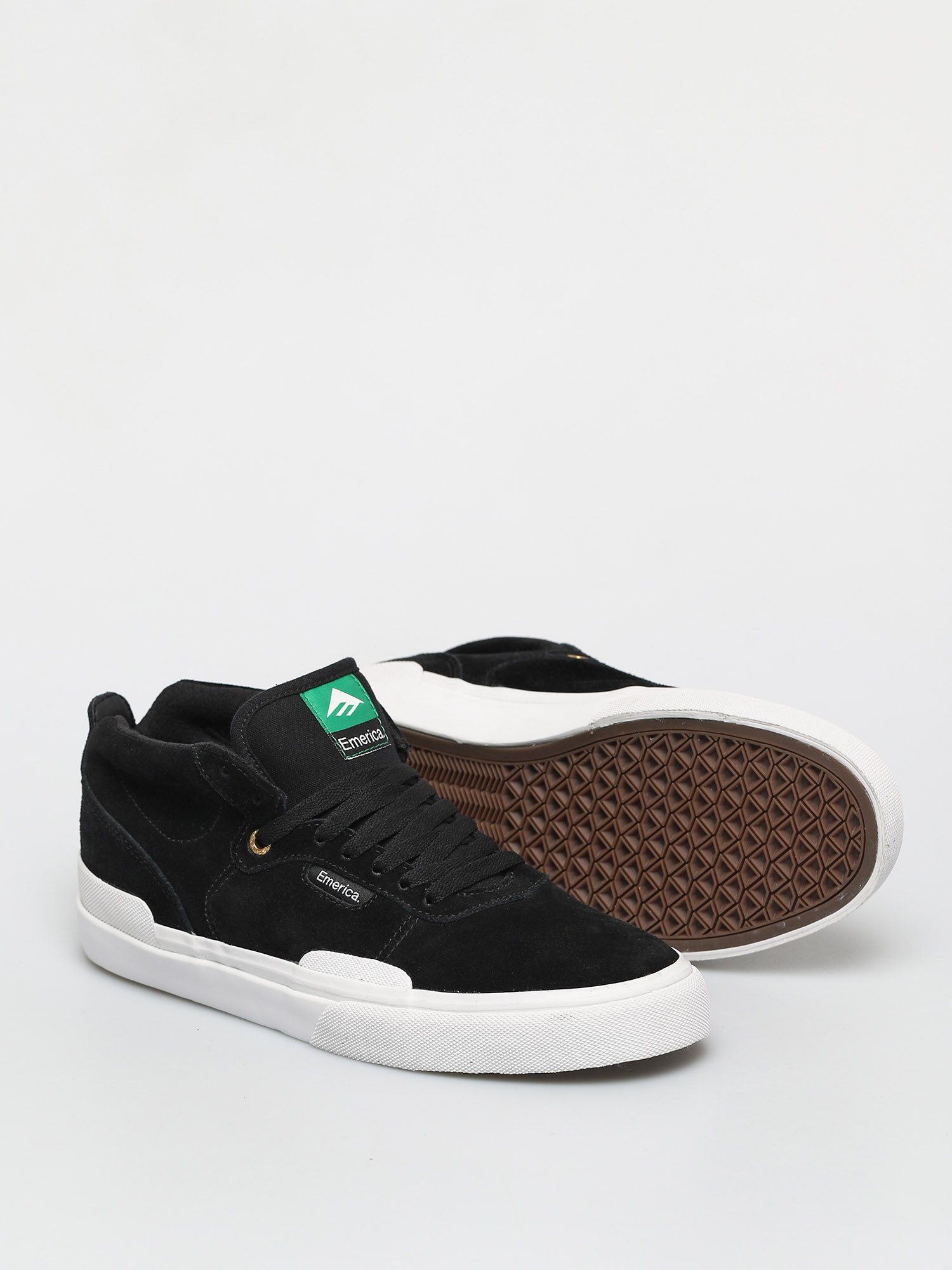 Emerica Pillar Cipők (black/white/gold)
