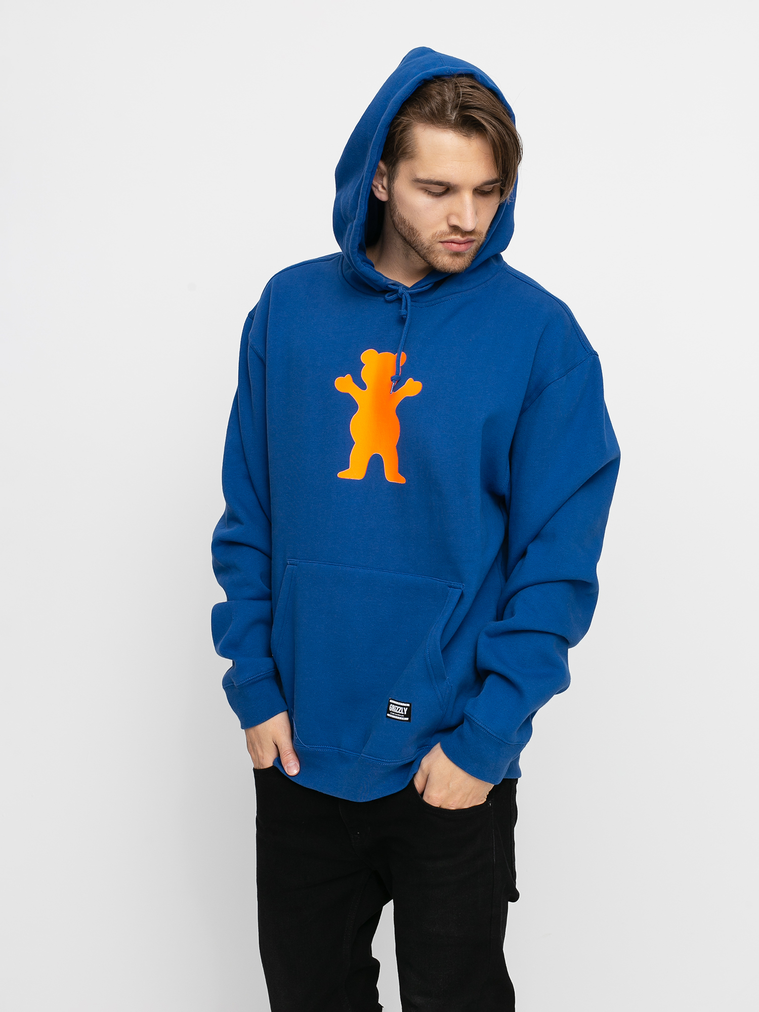 Grizzly Griptape Og Bear HD Kapucnis pulóver (royal)