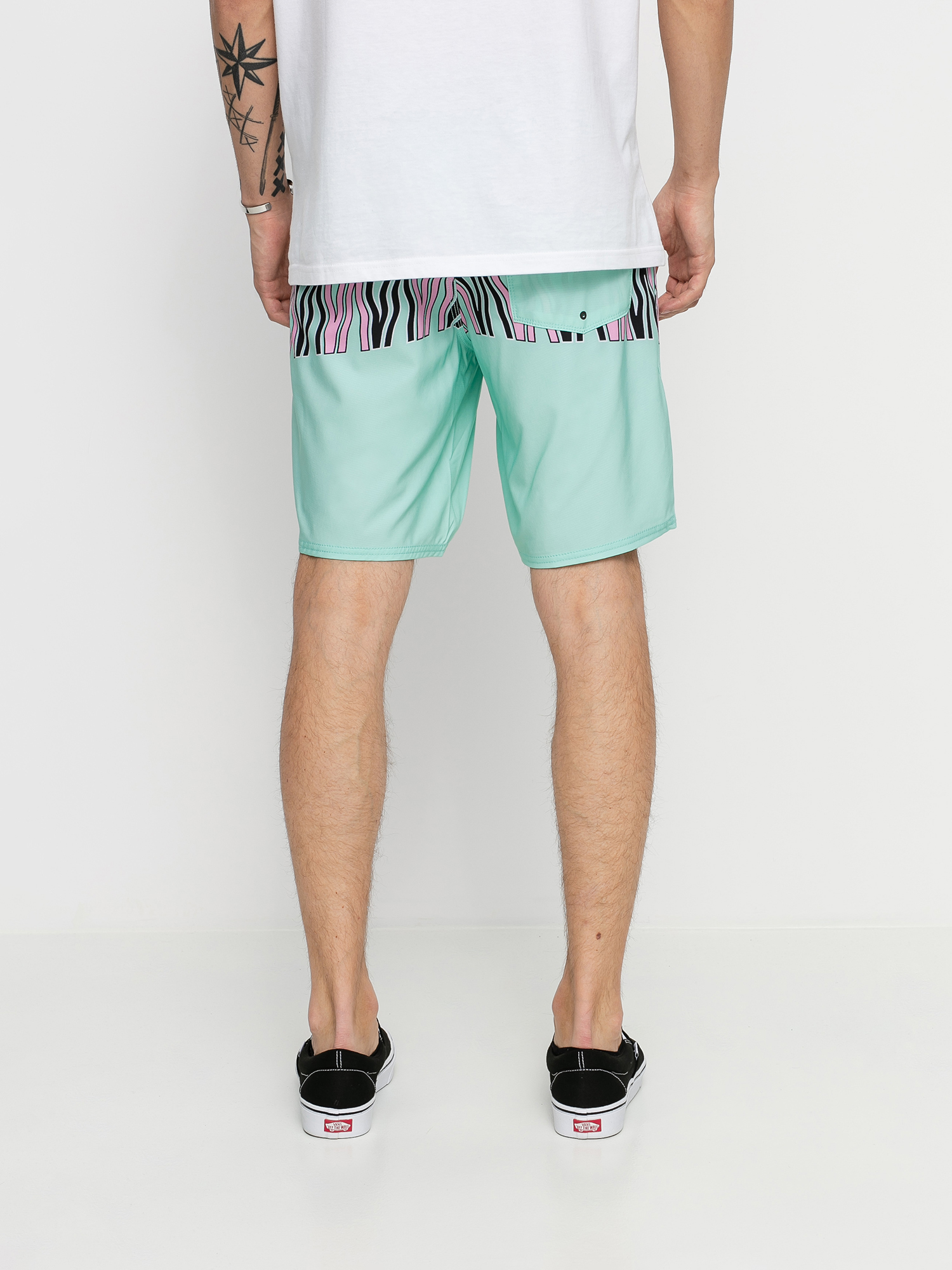 RVCA Va Trunk Print Boardshort (dusty aqua)