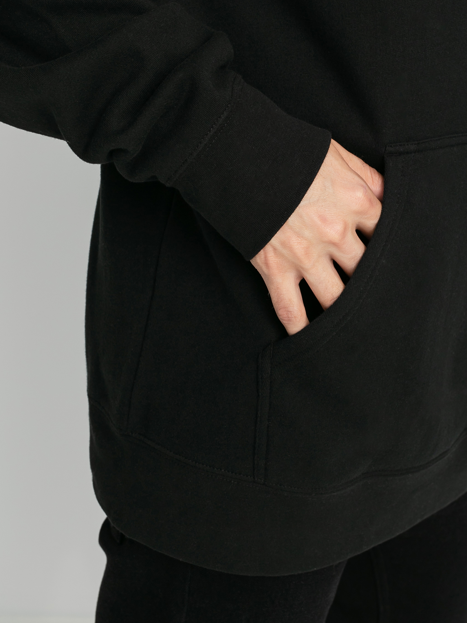 Kapucnis pulóver Burton Underhill HD (true black)