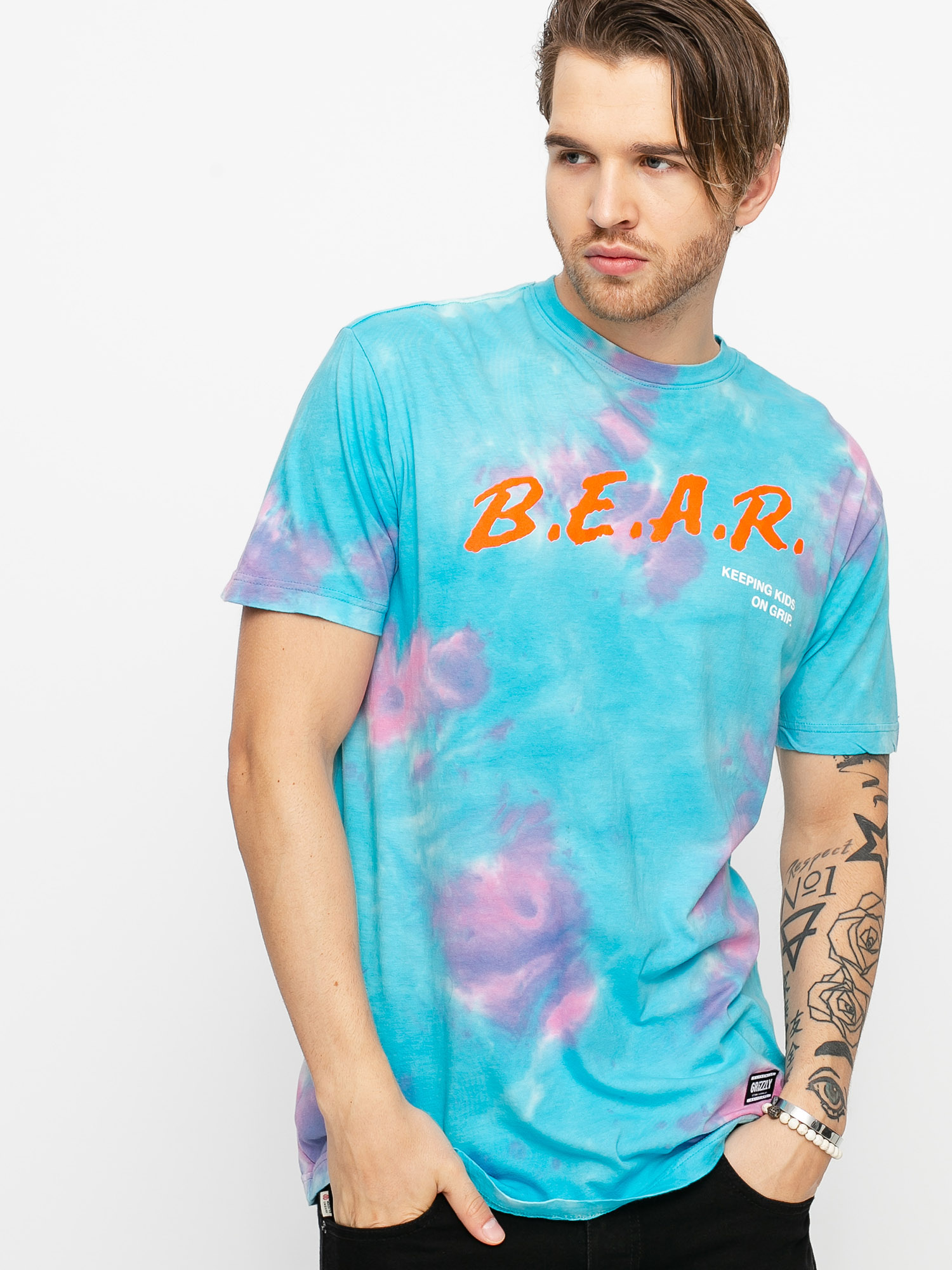 Grizzly Griptape Dare Bear Ujjatlan felső (tie dye)