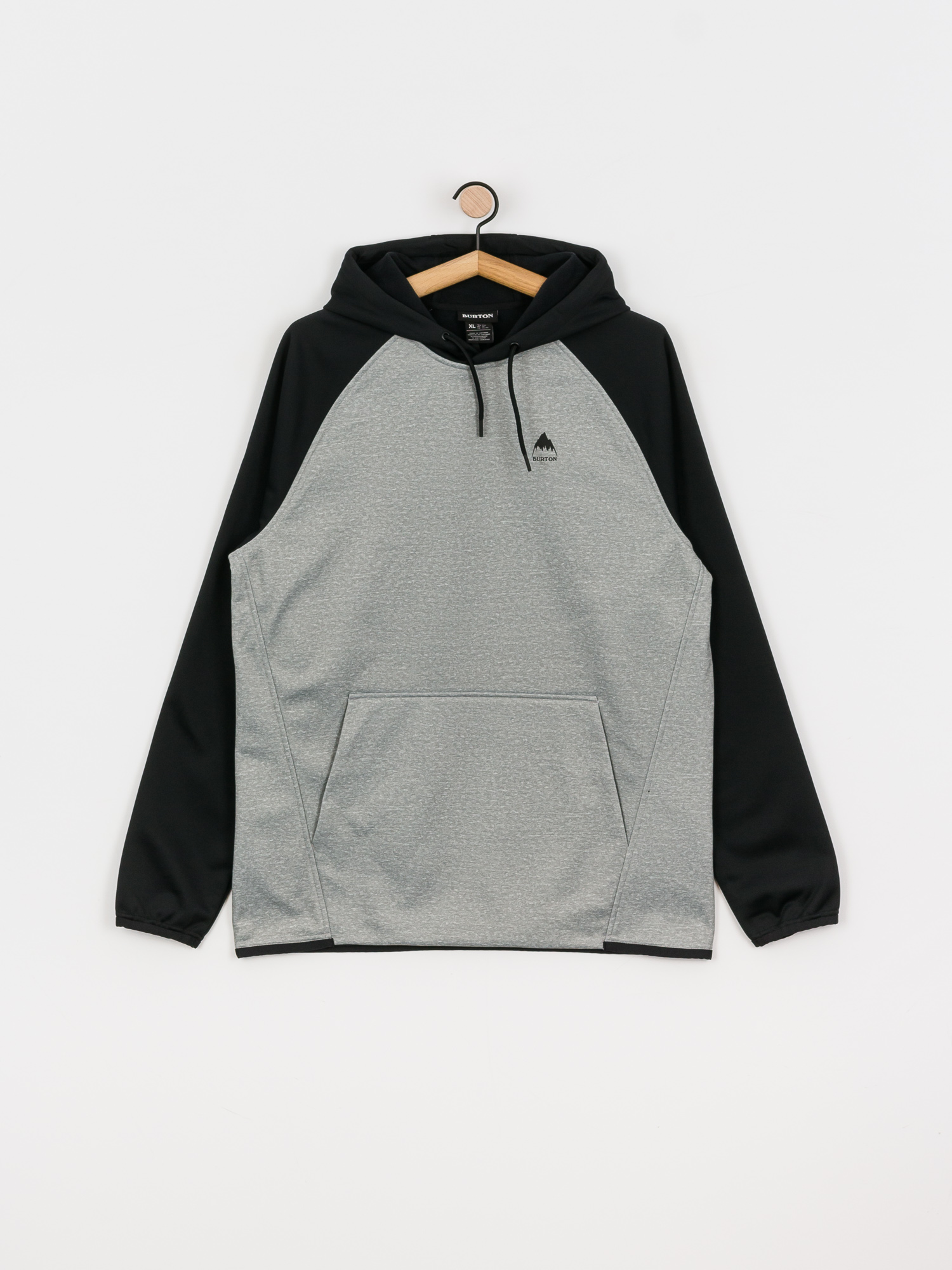 Férfi Burton Crown Weatherproof HD Thermo pulóver (gray heather/true black)