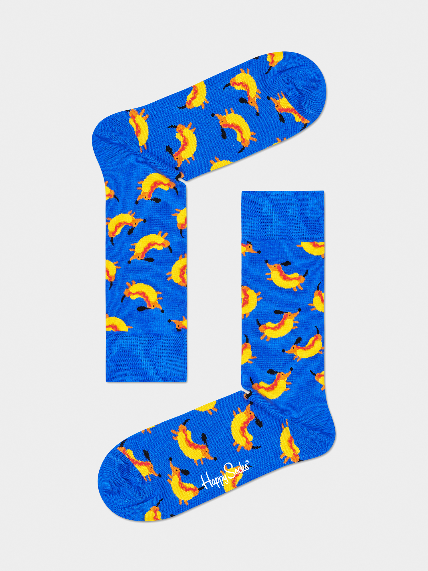 Happy Socks Hot Dog Dog Zokni (blue)