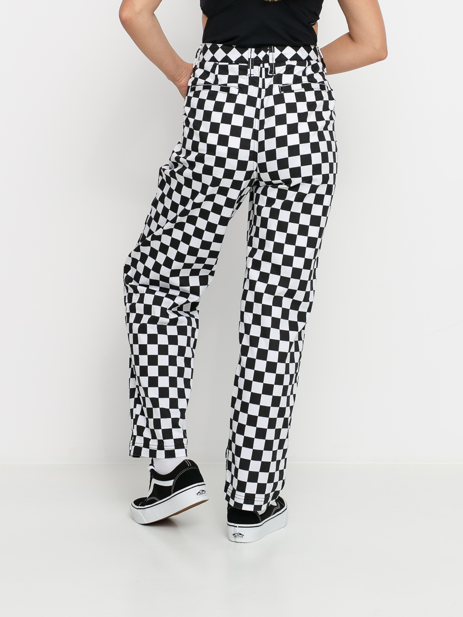 Vans Authentic Chino Print Wmn Kisnadrág (checkerboard)