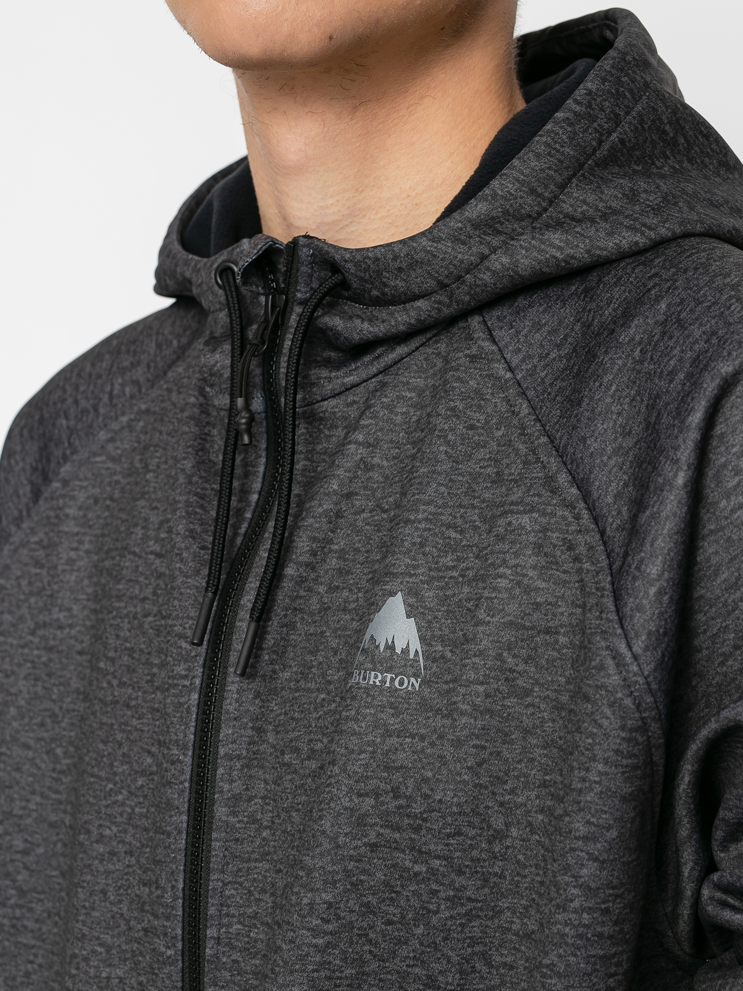 Férfi Burton Crown Weatherproof ZHD Thermo pulóver (true black heather)