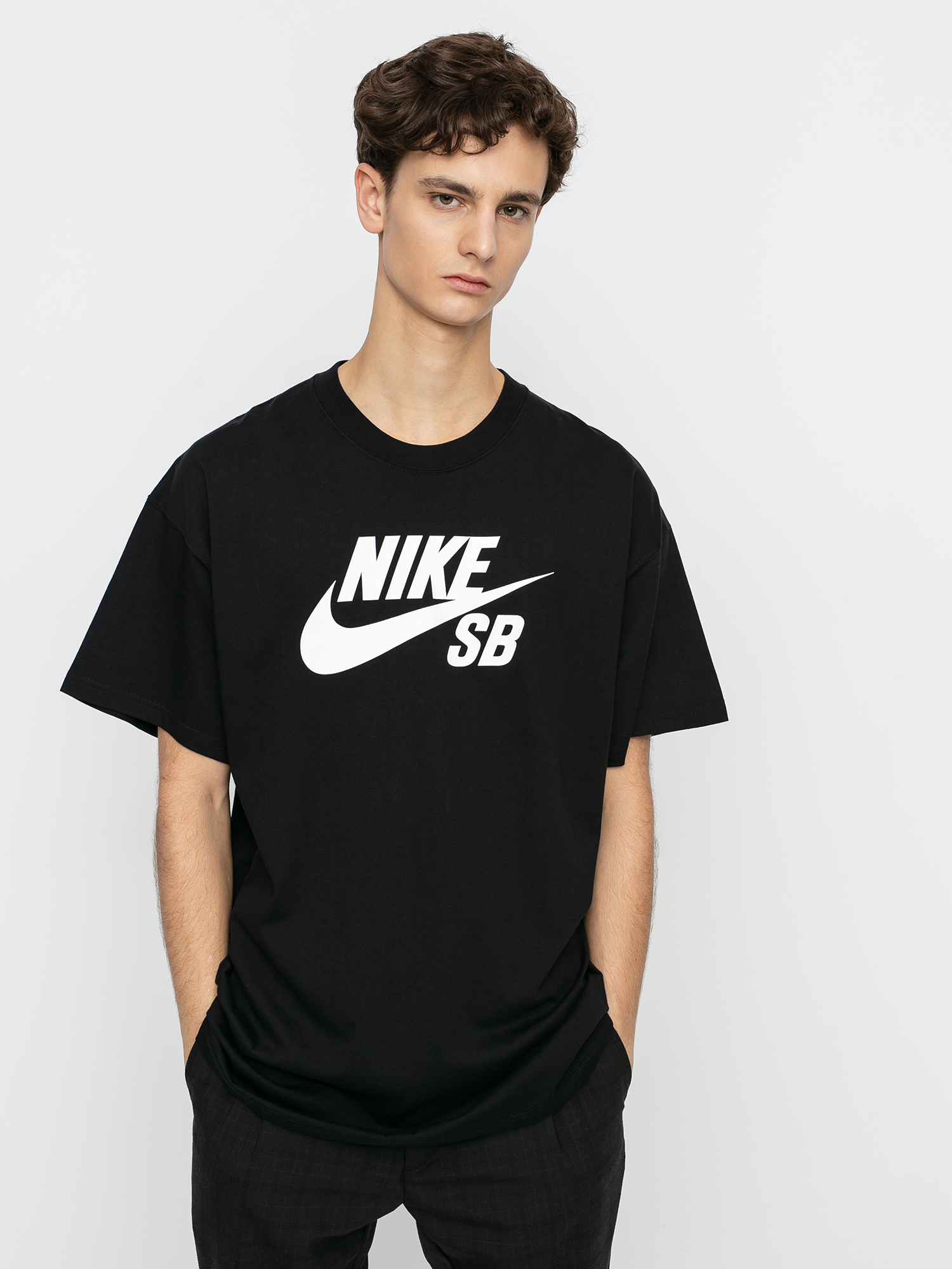 Nike SB Logo Pu00f3lu00f3 (black/white)