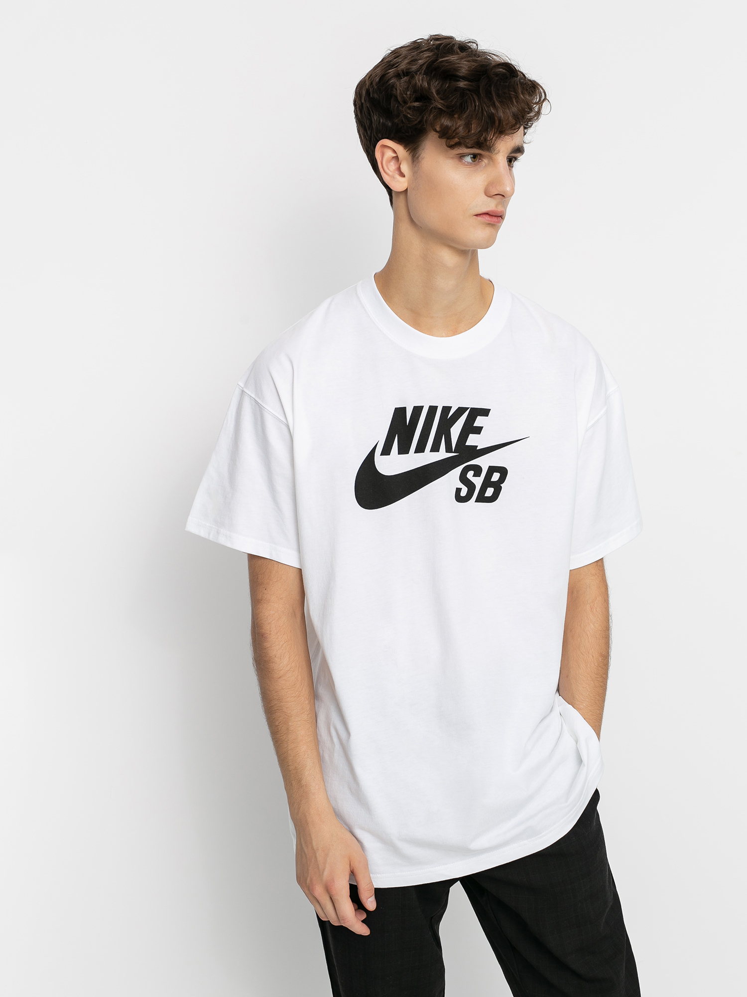 Nike SB Logo Póló (white/black)