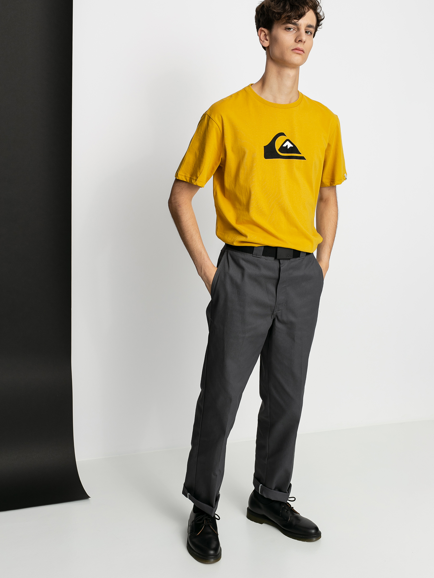 Quiksilver Comp Logo Ujjatlan felső (honey)