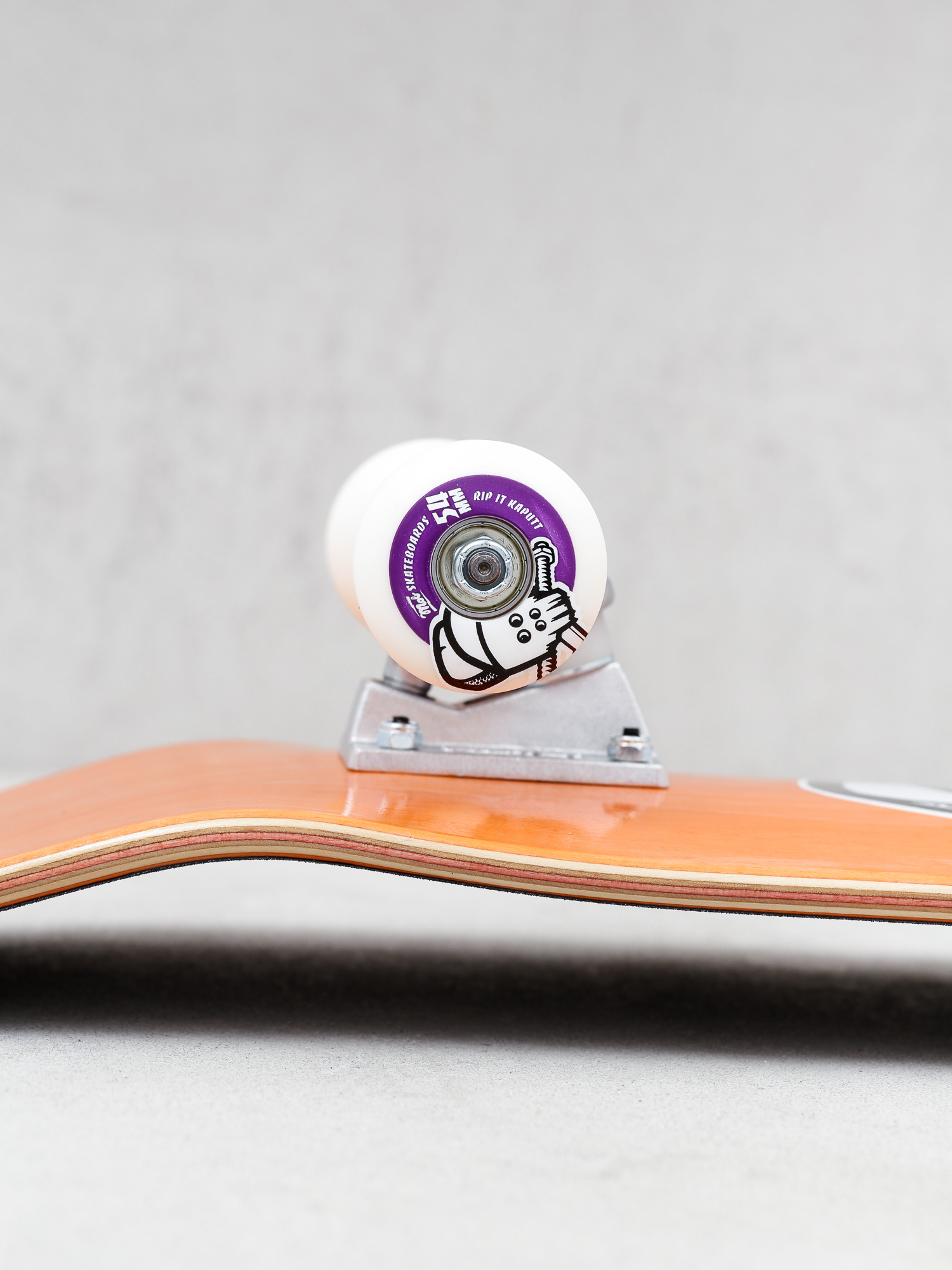 Mob Skateboards Skull Komplett gördeszka (yellow)