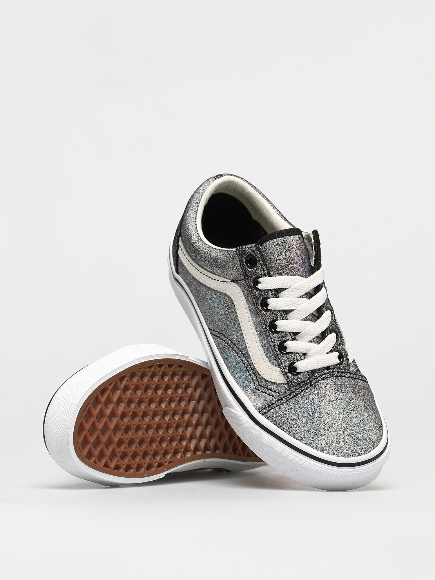 Vans Cipők Old Skool (prism suede/blk/truewhite)