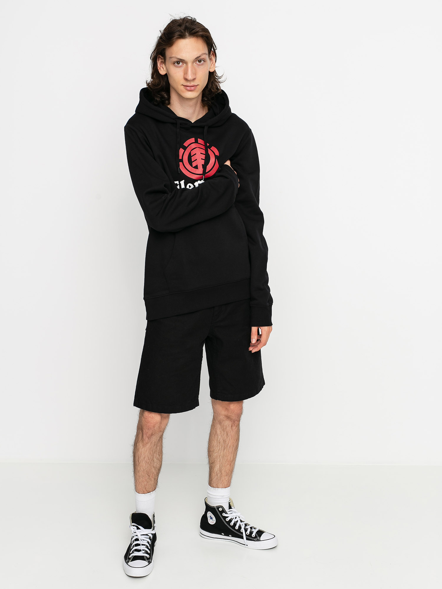 Element Vertical HD Kapucnis pulóver (flint black)