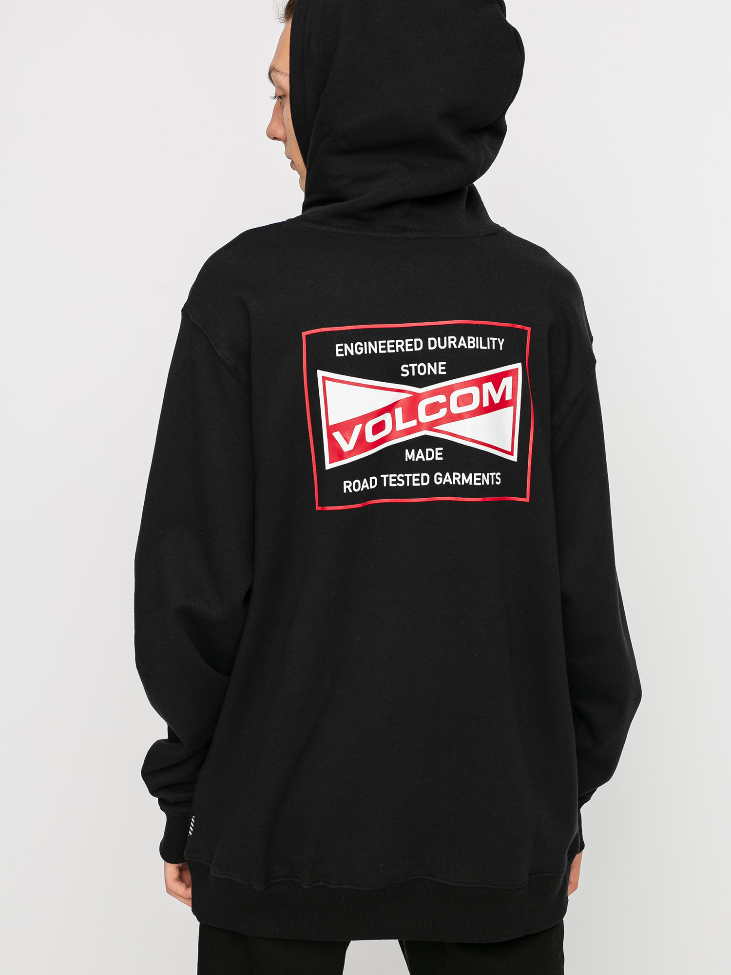 Volcom Supply Stone HD Kapucnis pulóver (black)