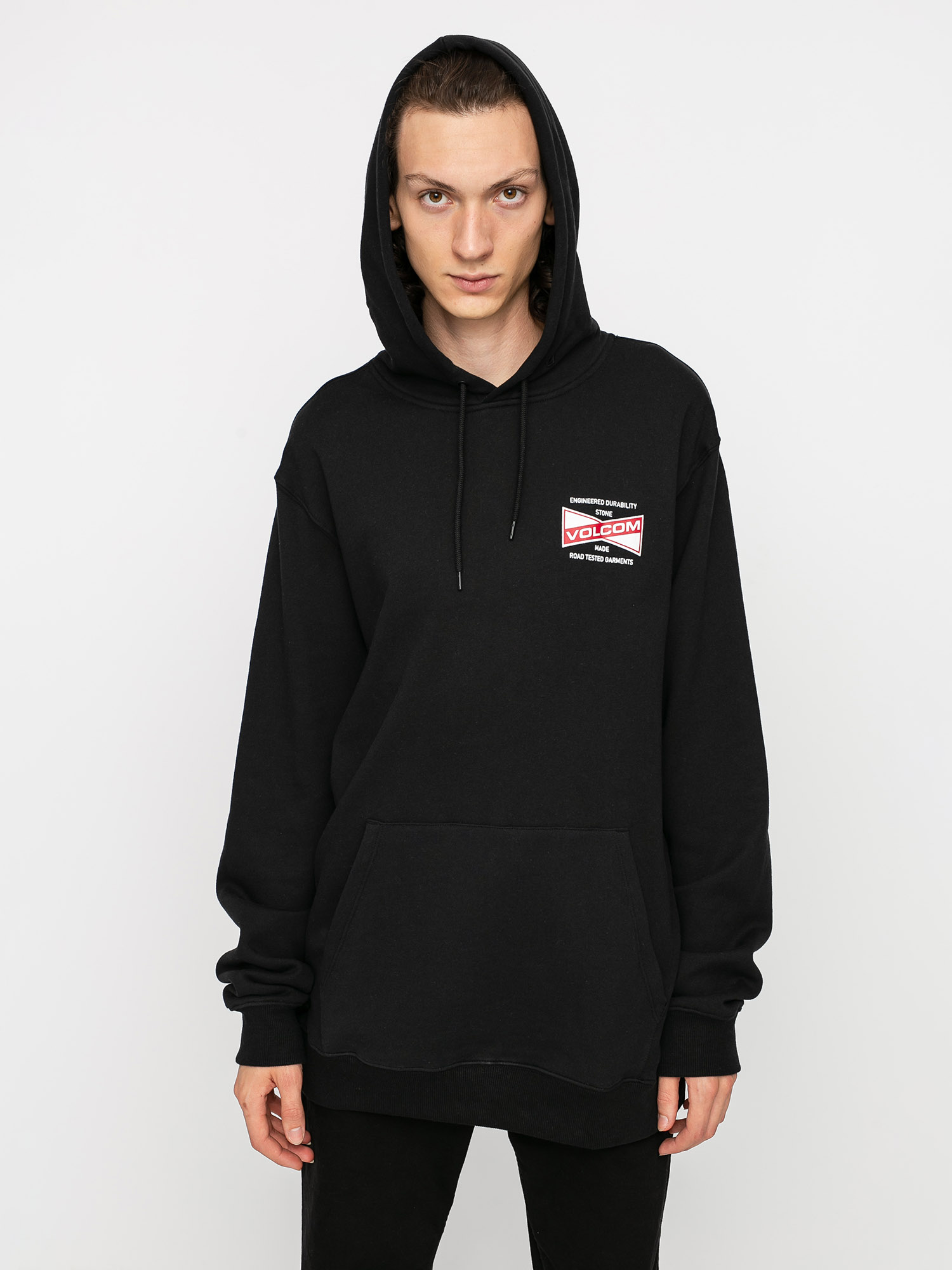 Volcom Supply Stone HD Kapucnis pulóver (black)