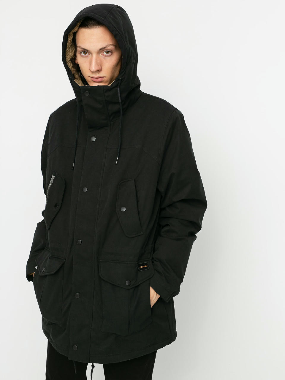 Volcom Starget 5K Parka Dzseki (black)