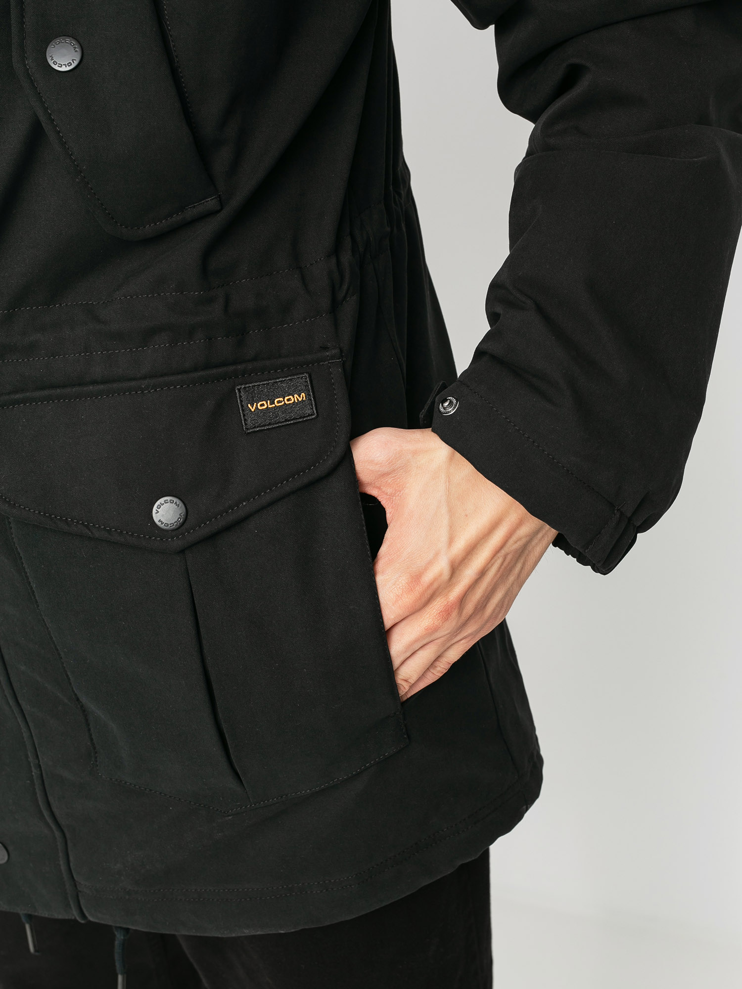 Volcom Starget 5K Parka Dzseki (black)