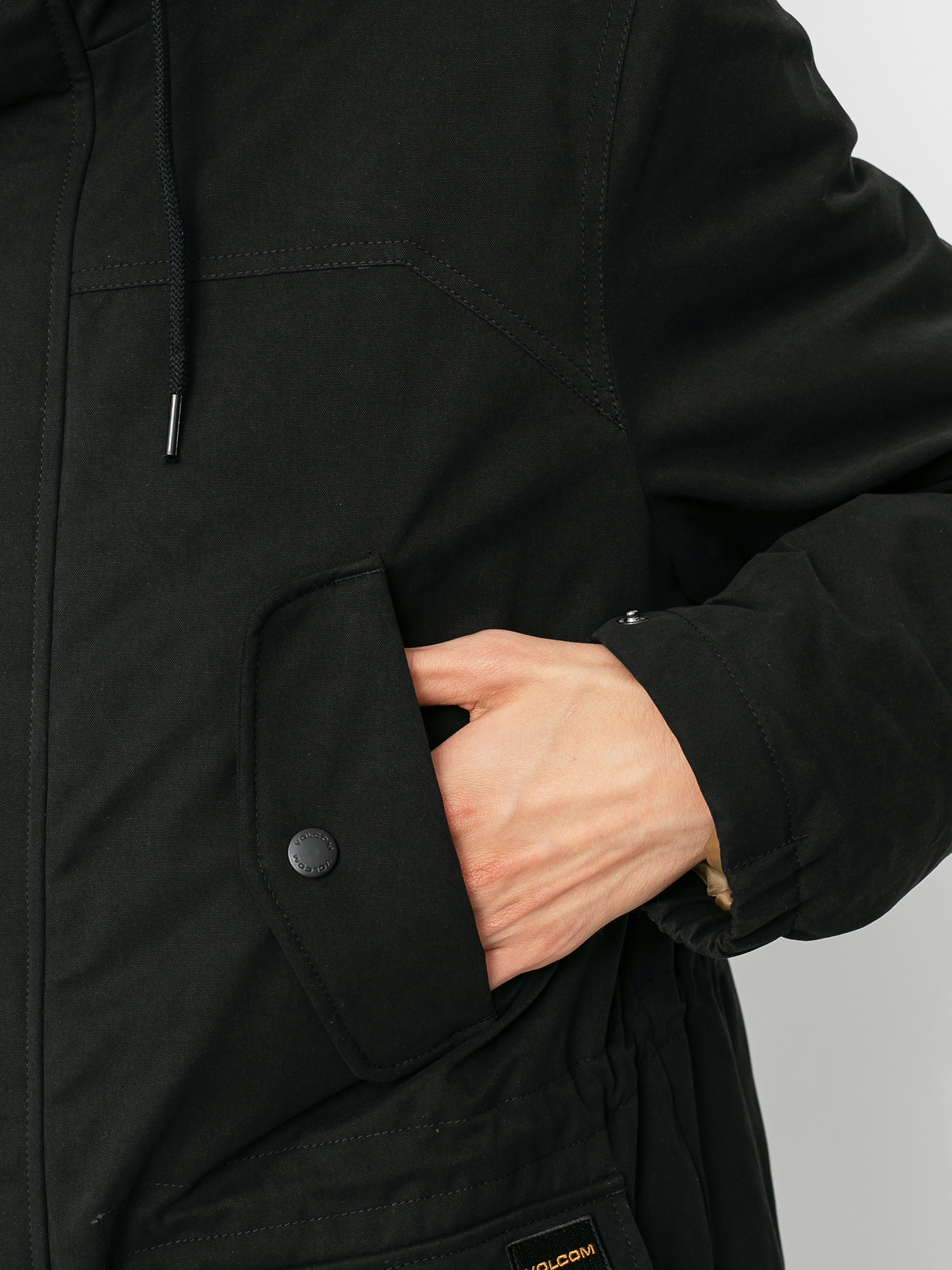 Volcom Starget 5K Parka Dzseki (black)