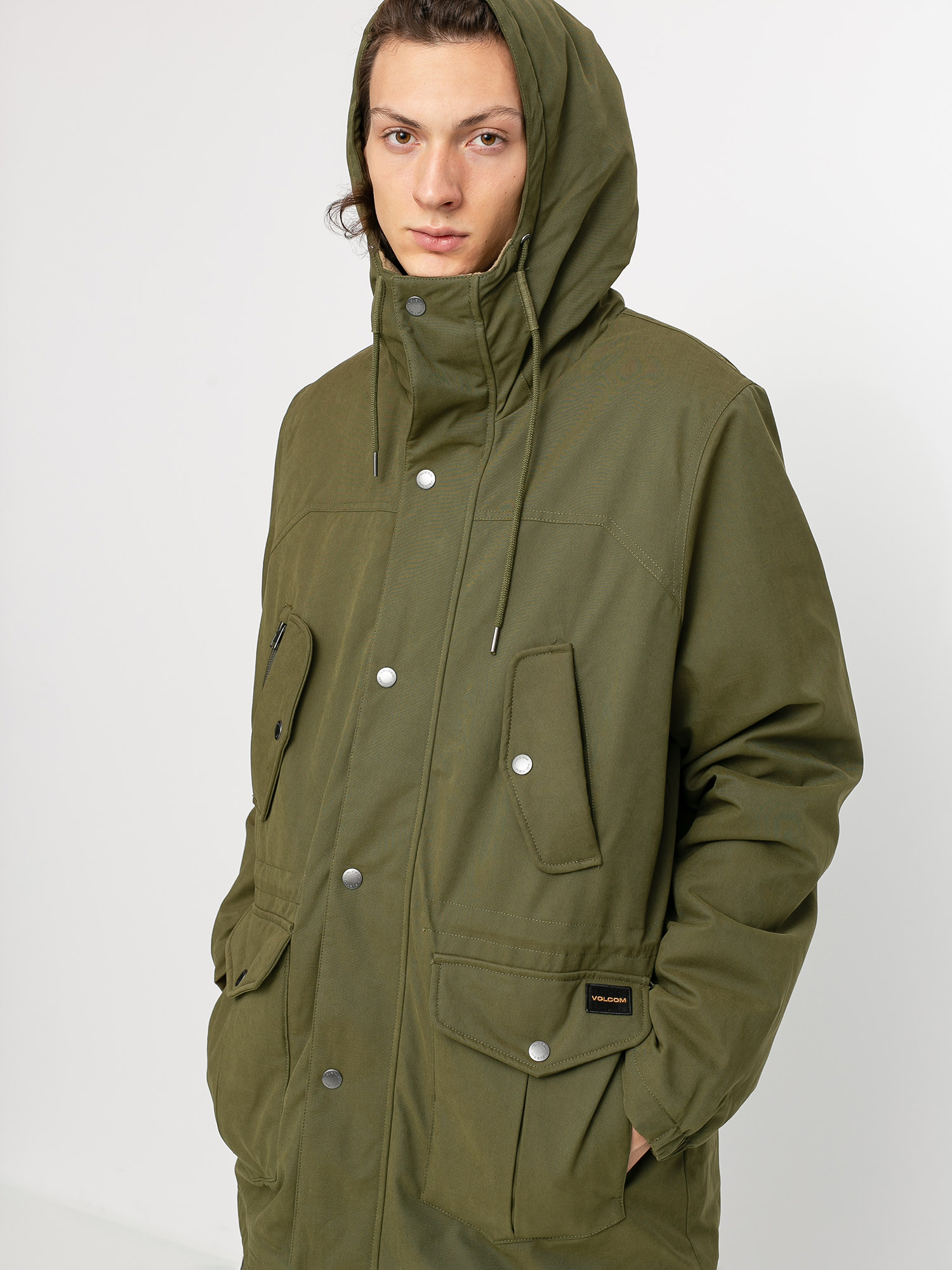 Volcom Starget 5K Parka Dzseki (military)