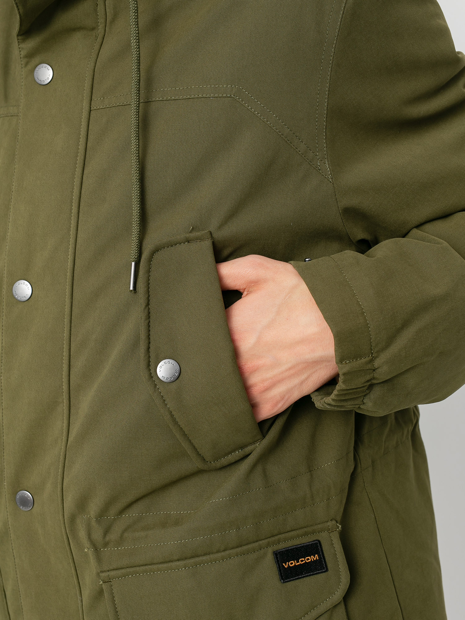 Volcom Starget 5K Parka Dzseki (military)