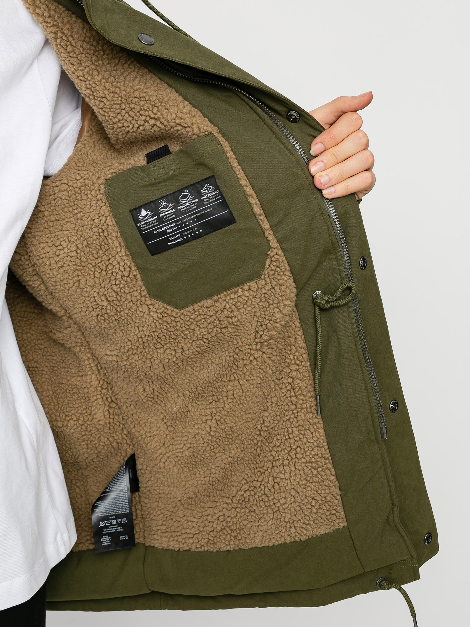 Volcom Starget 5K Parka Dzseki (military)