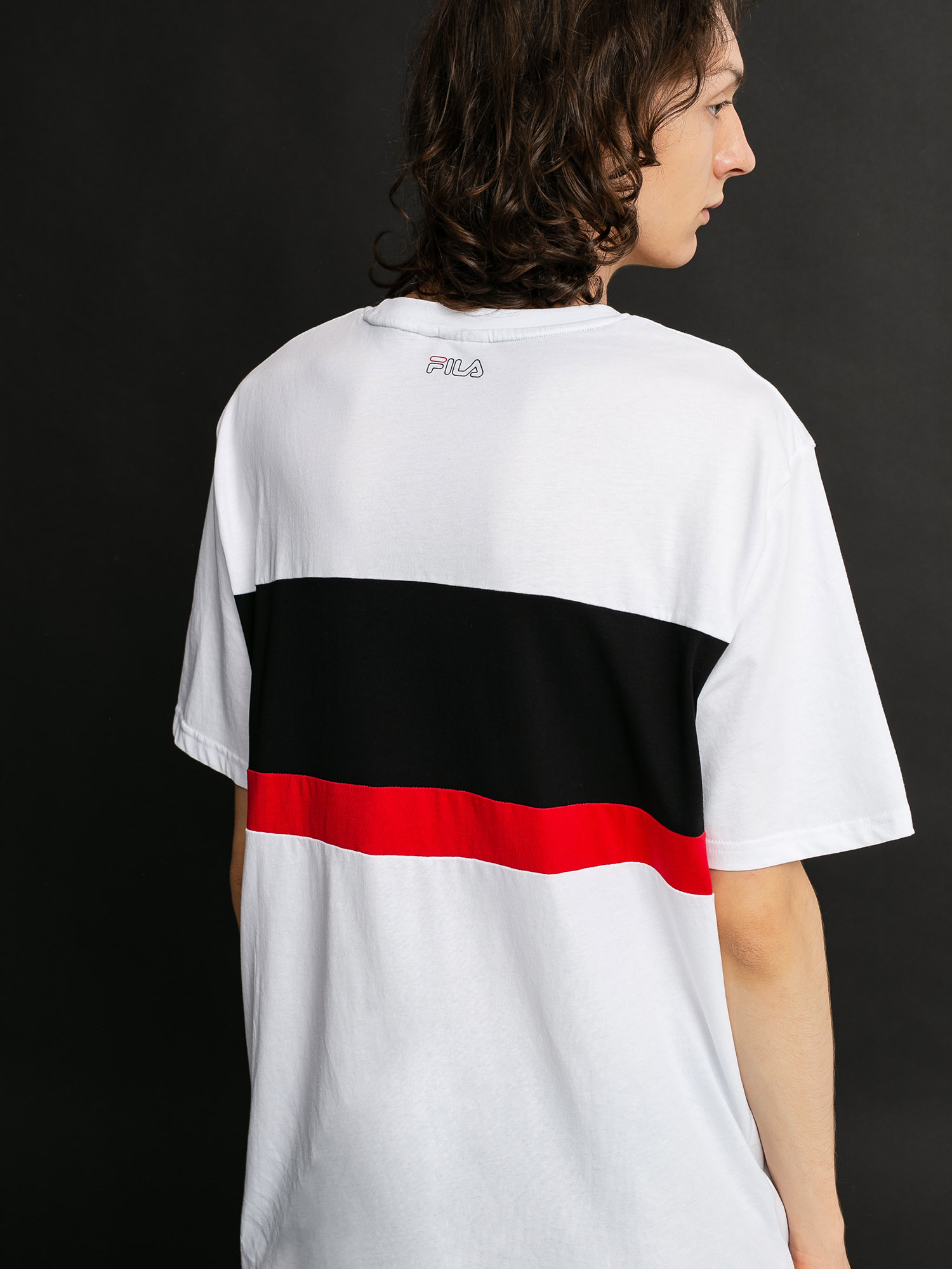 Fila Laurens Ujjatlan felső (bright white/black/true red)
