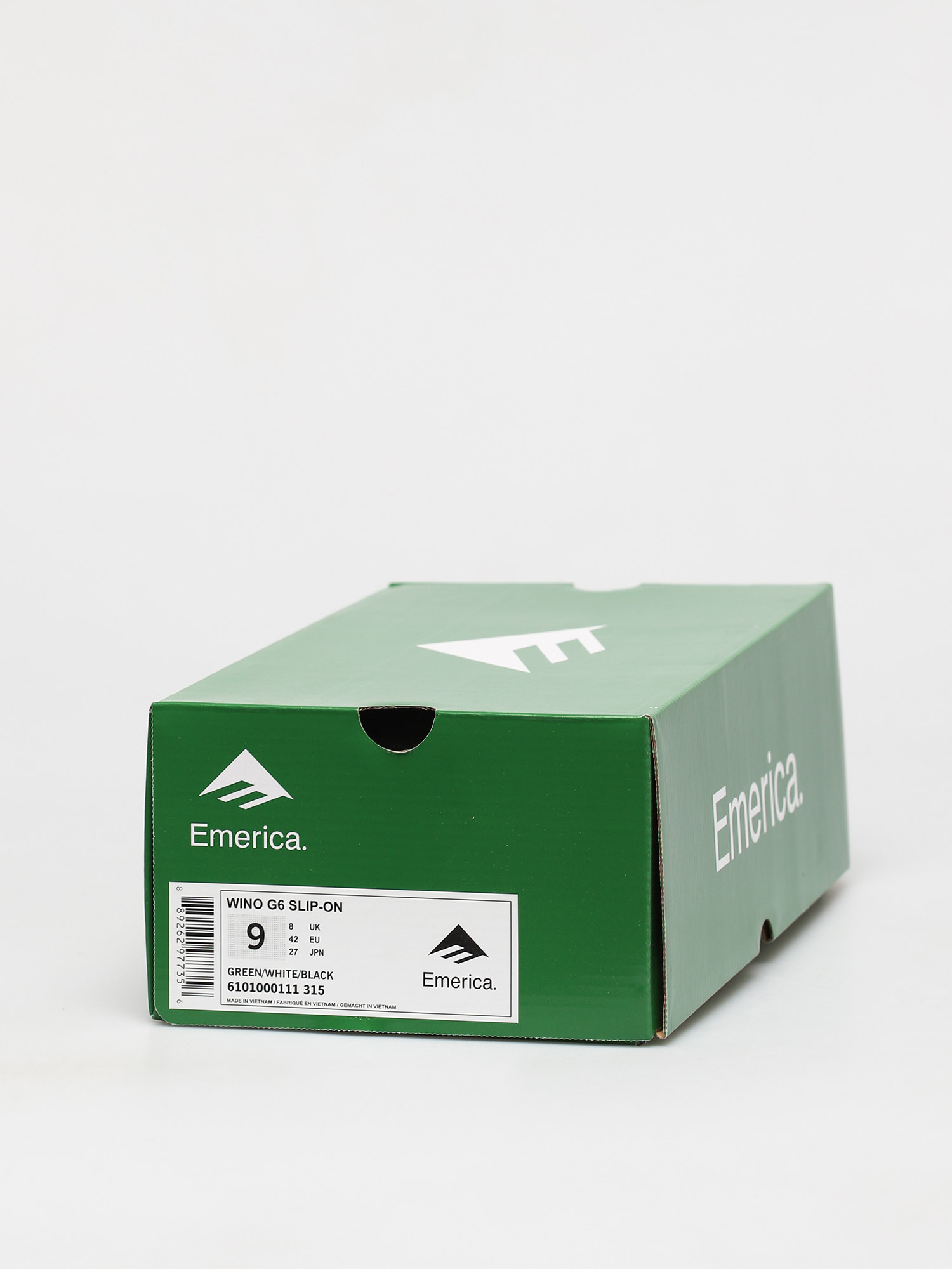 Emerica Wino G6 Slip On Cipők (green/white/black)