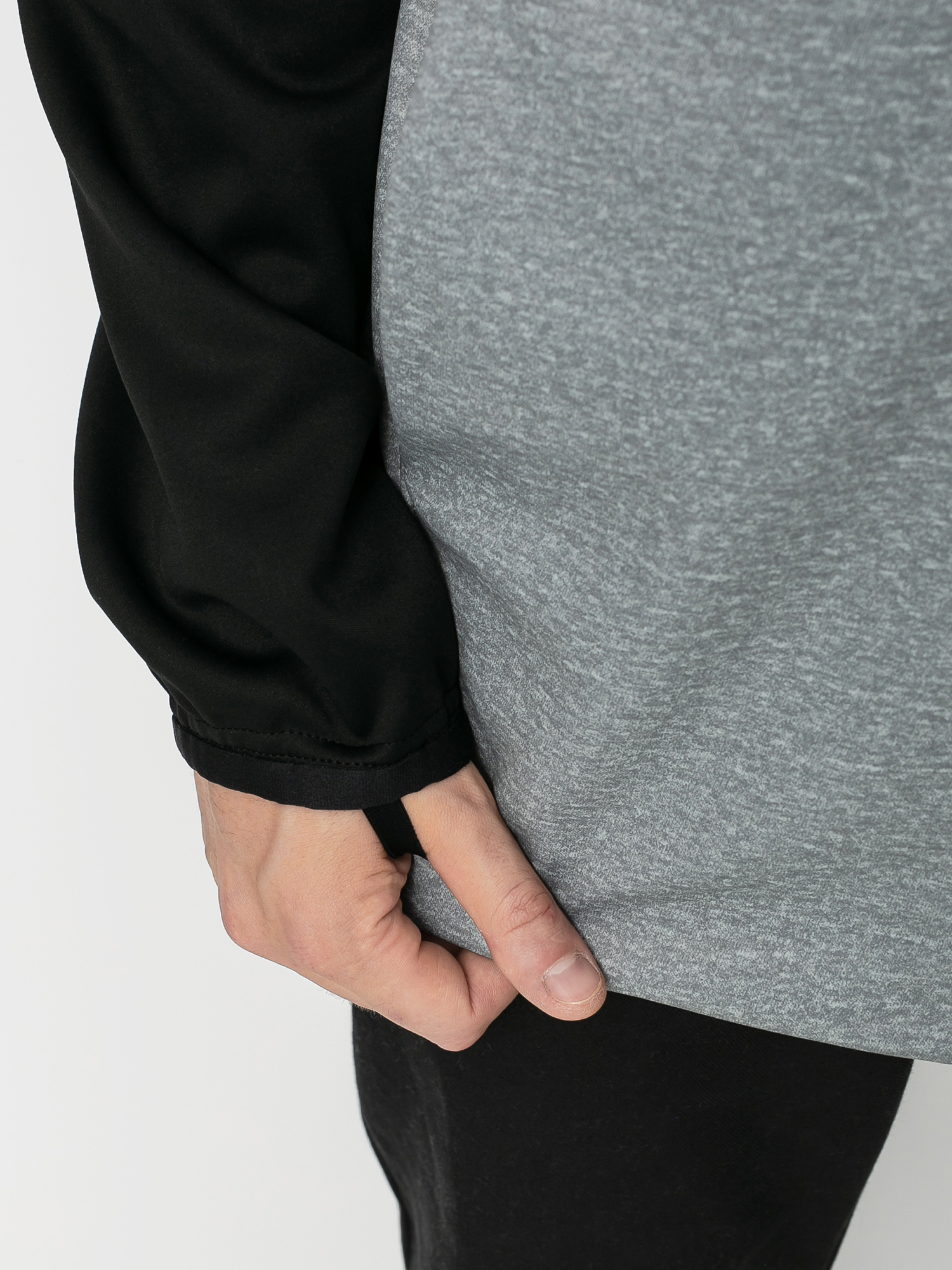 Férfi Burton Crown Weatherproof ZHD Thermo pulóver (gray heather/true black)