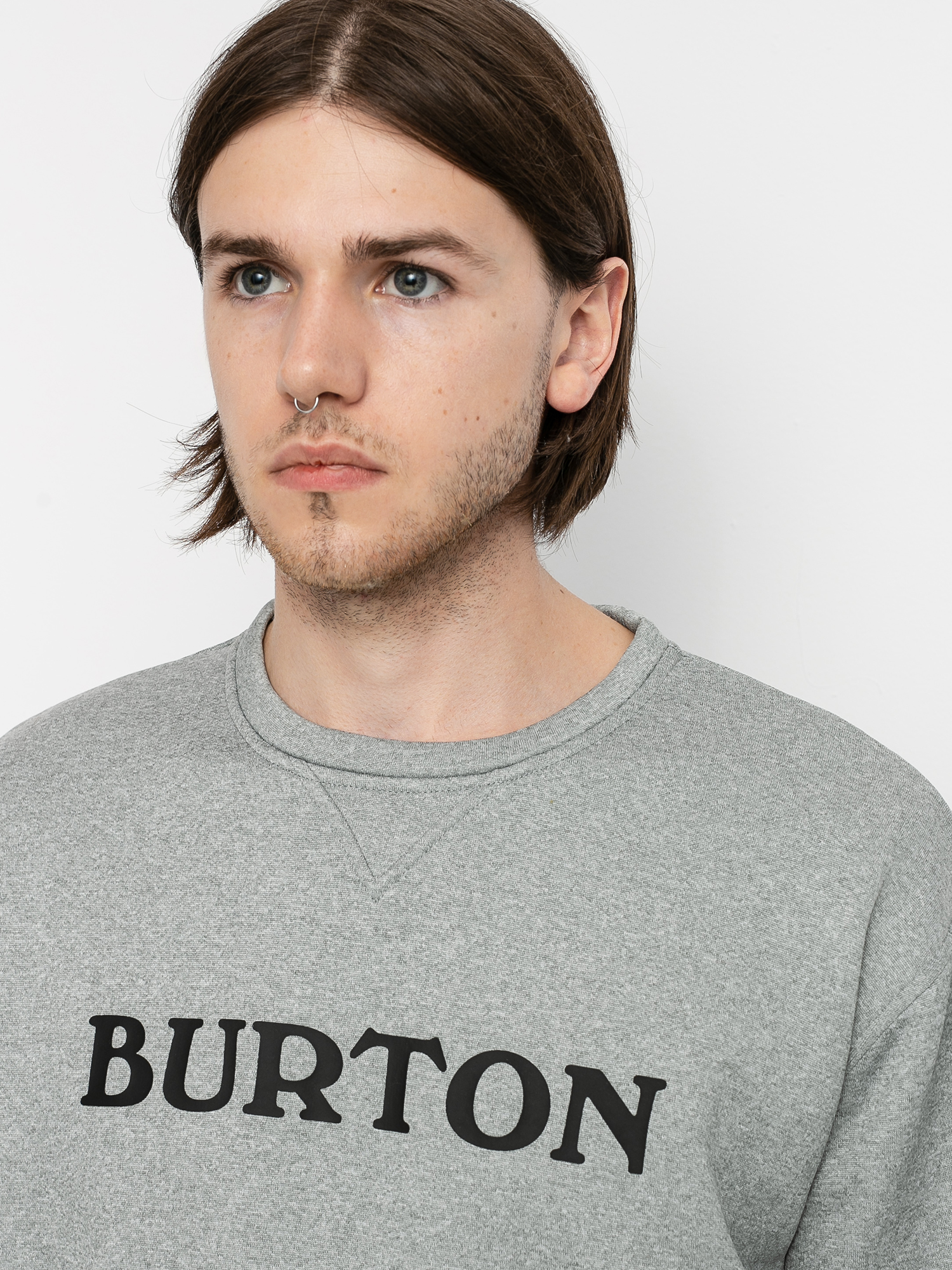 Férfi Burton Oak Thermo pulóver (gray heather)