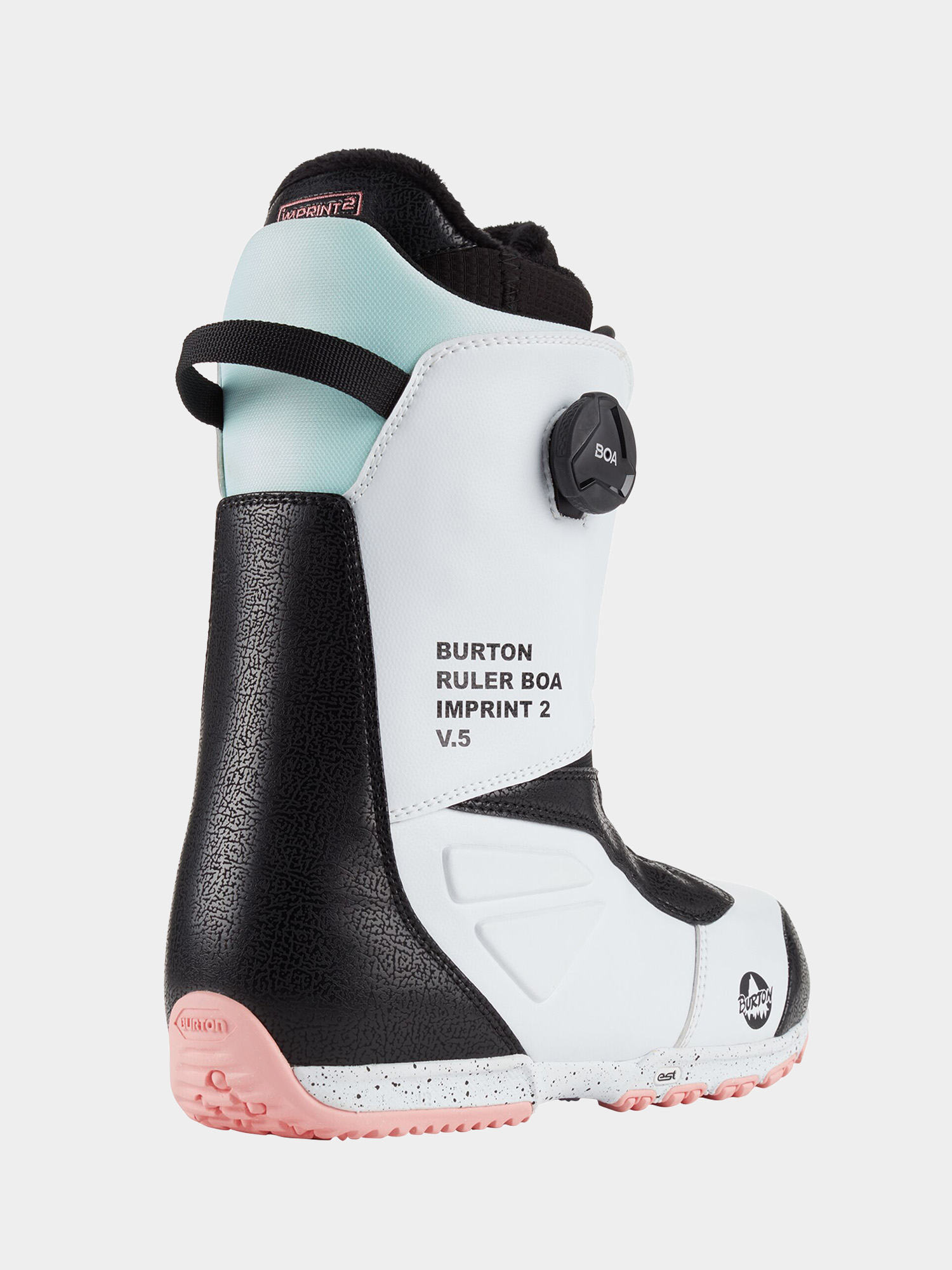 Férfi Burton Ruler Boa Snowboard cipők (white/black/multi)