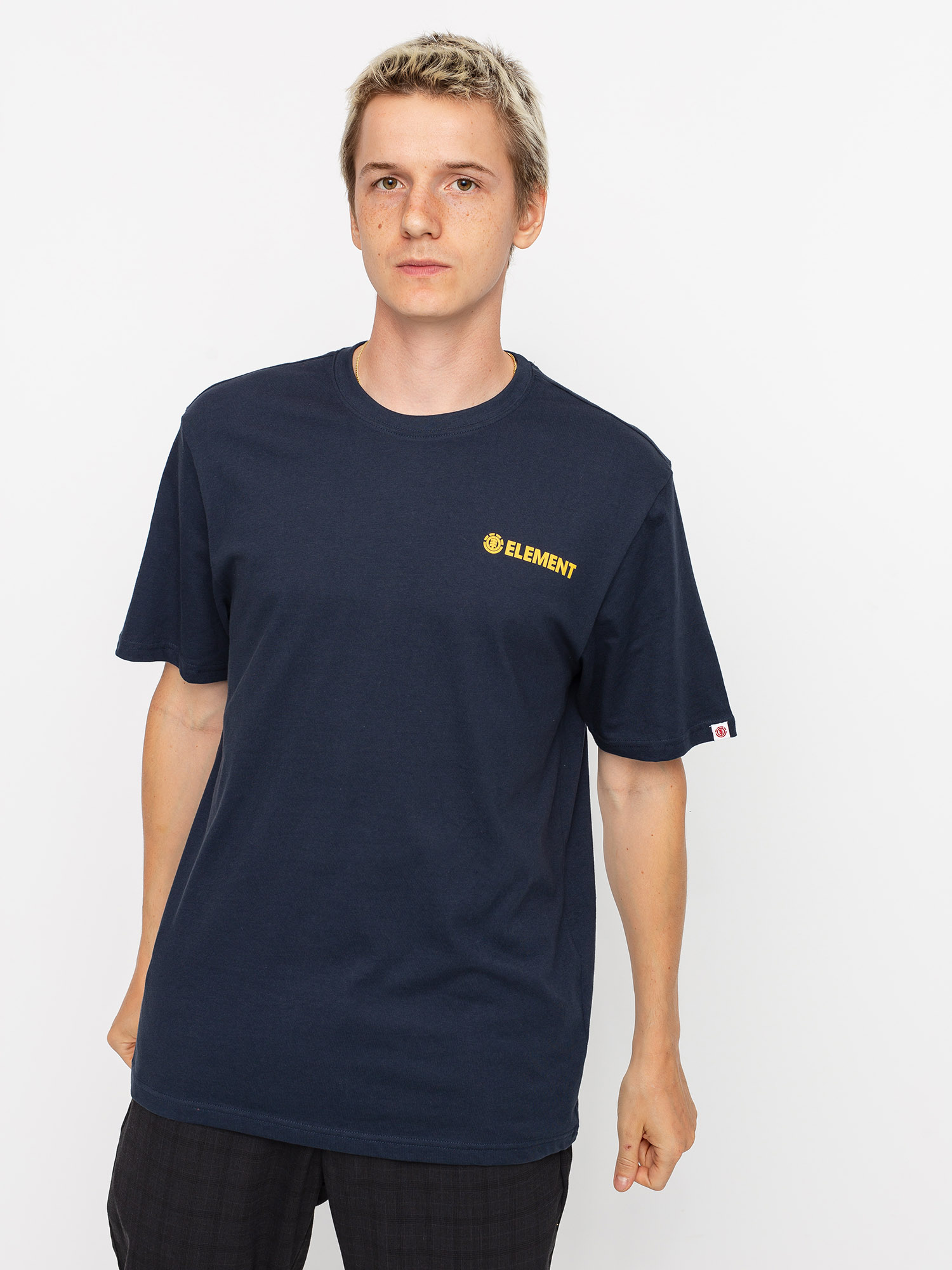 Element Blazin Chest Ujjatlan felső (eclipse navy)