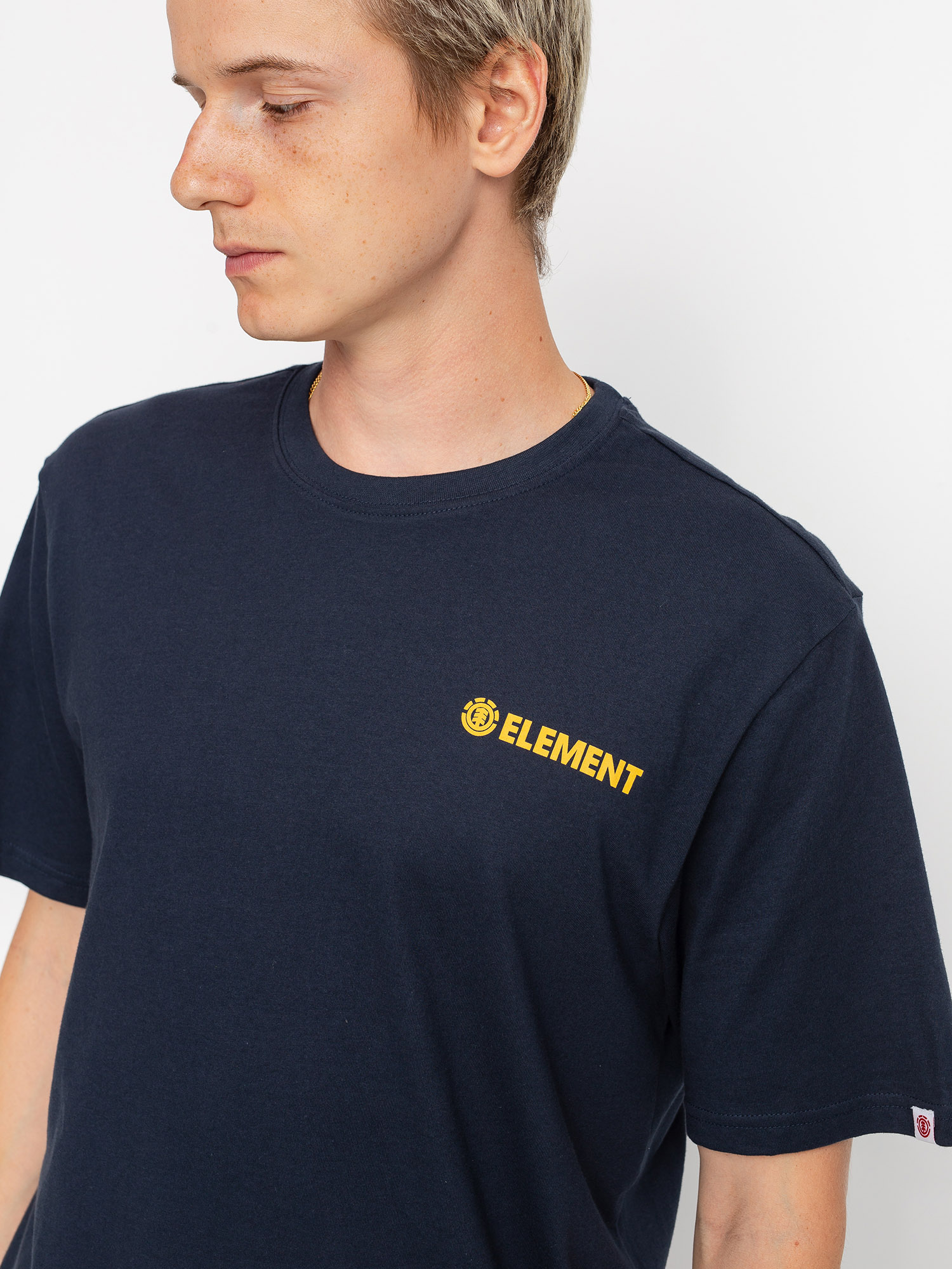 Element Blazin Chest Ujjatlan felső (eclipse navy)