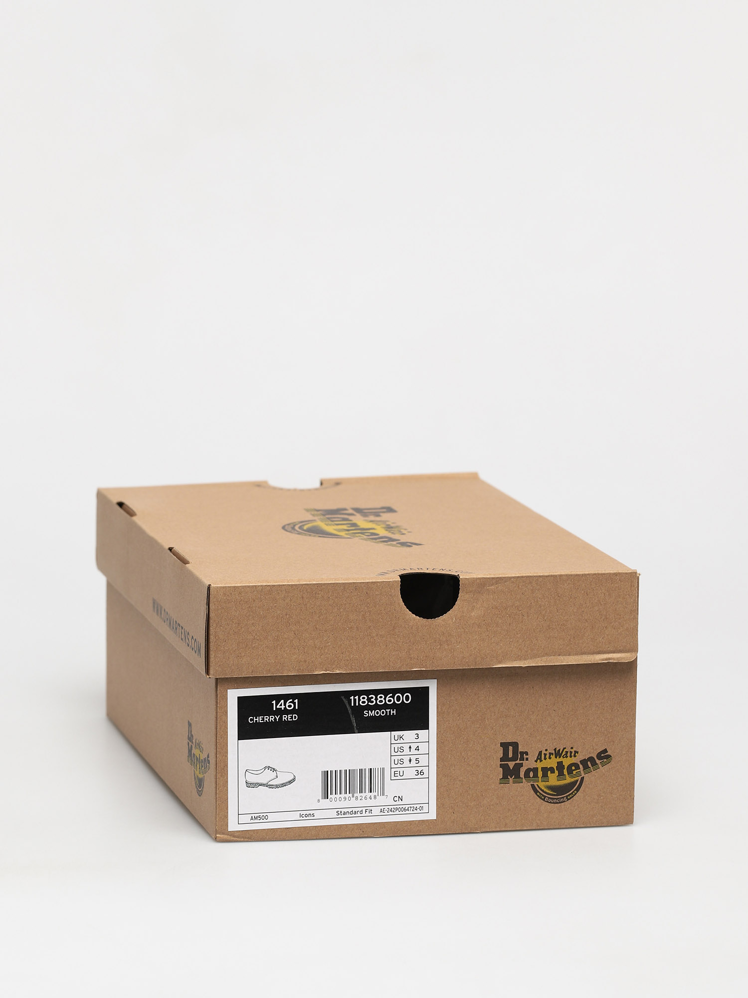 Dr. Martens 1461 Cipők (smooth cherry red)