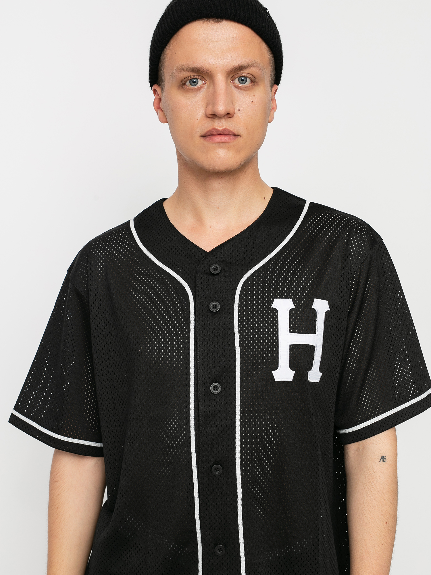 HUF Harlem Baseball Jersey Ing (black)