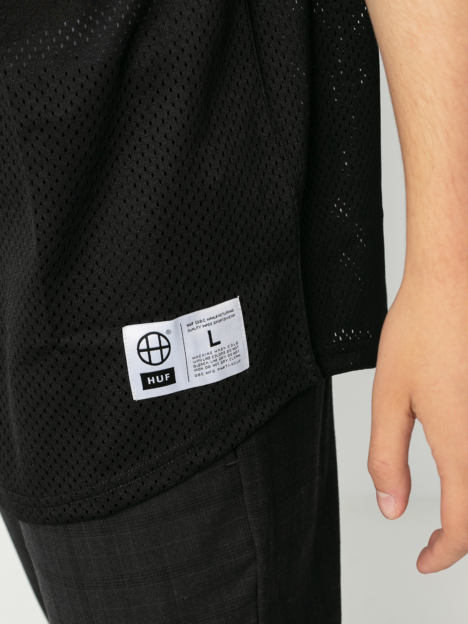 HUF Harlem Baseball Jersey Ing (black)
