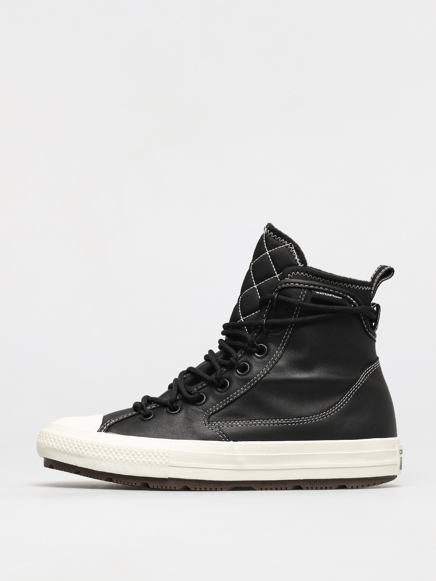 Converse CTAS All Terrain Leather Cipők (black/black/egret)