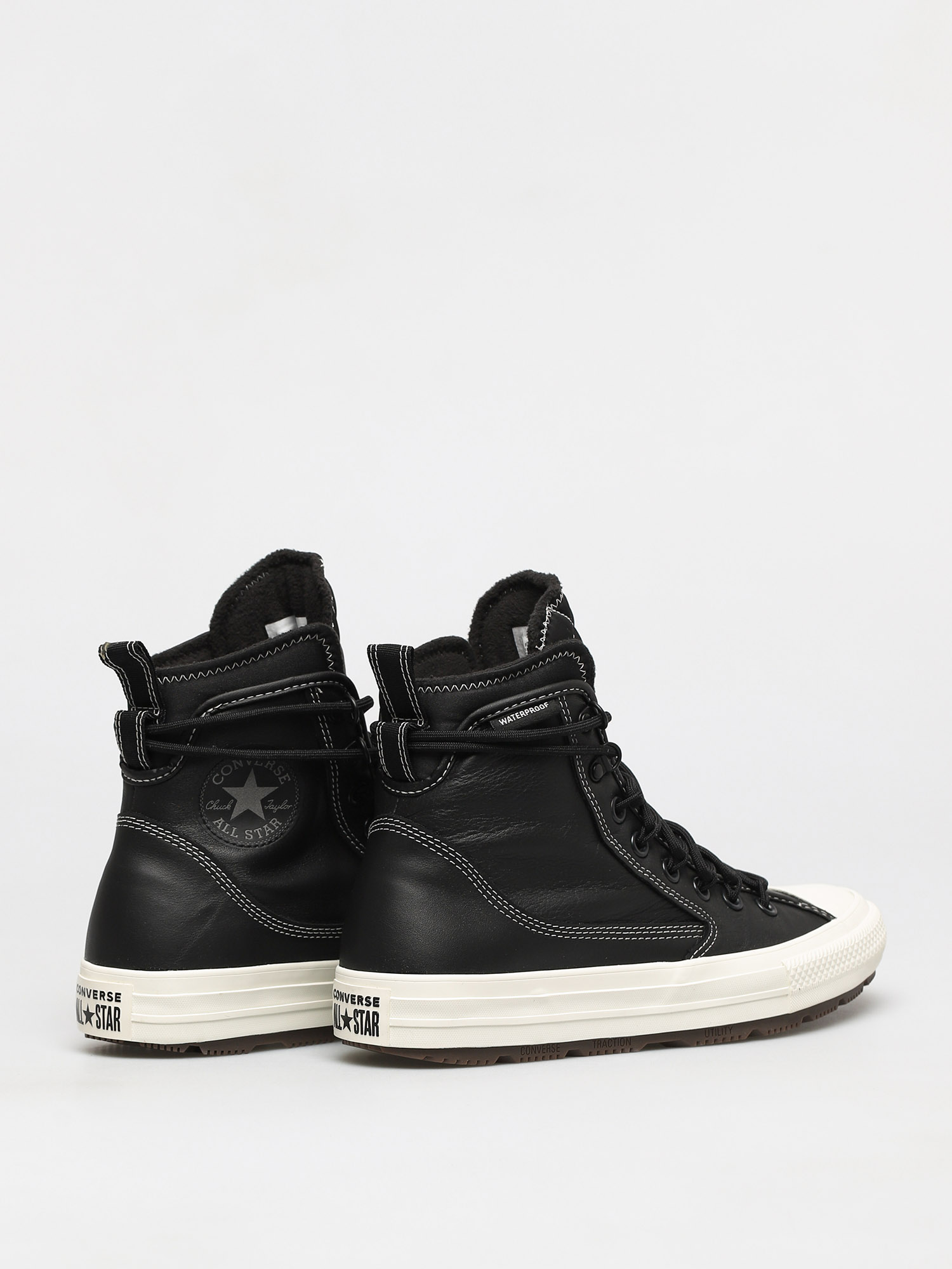 Converse CTAS All Terrain Leather Cipők (black/black/egret)