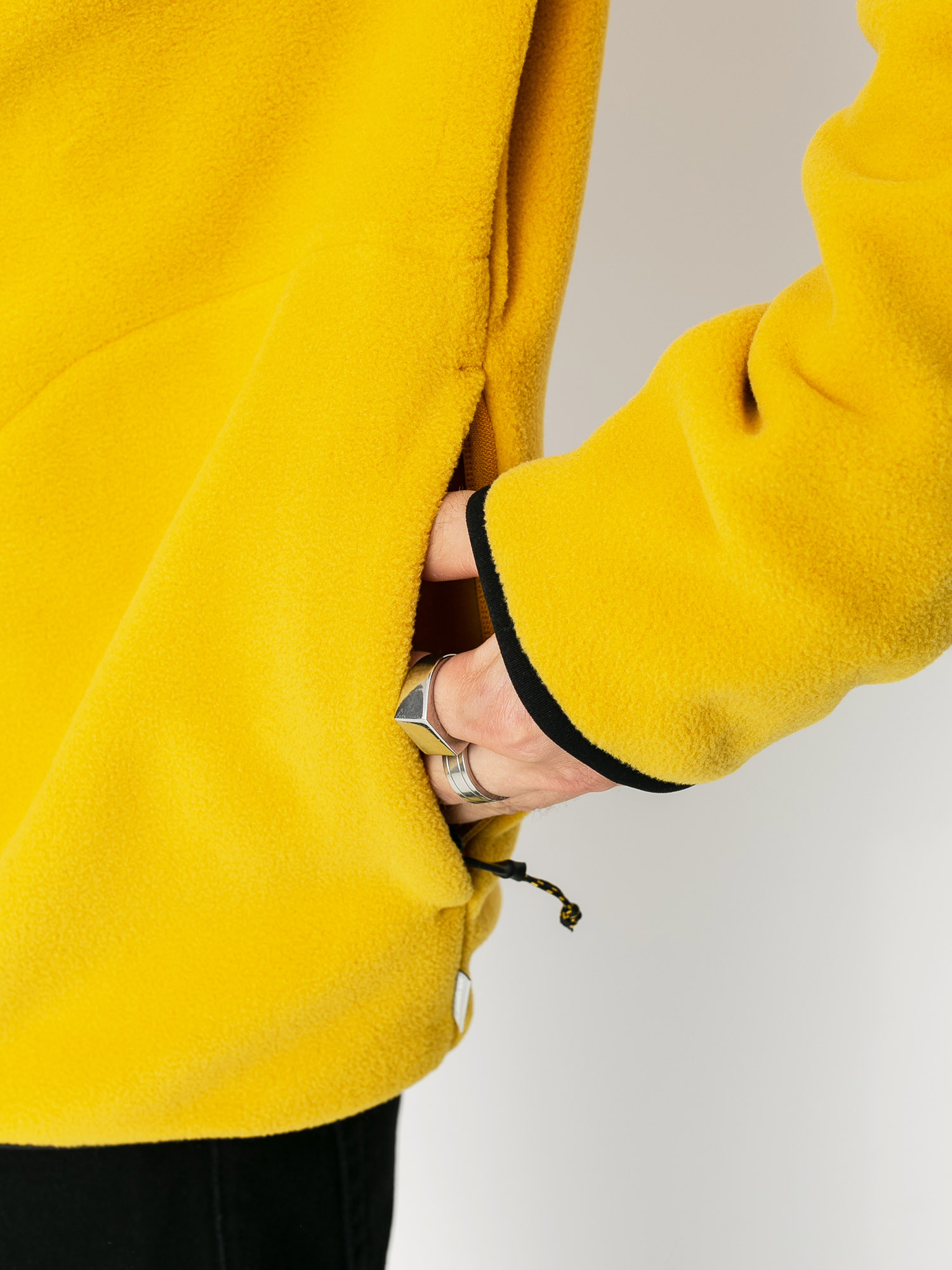 Férfi Quiksilver Lost Latitude Polartec Polár pulóver (honey)